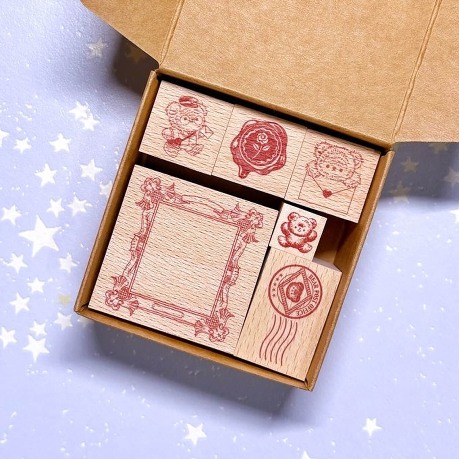 Nakano Yui Stamp Box Set – Bear Mail