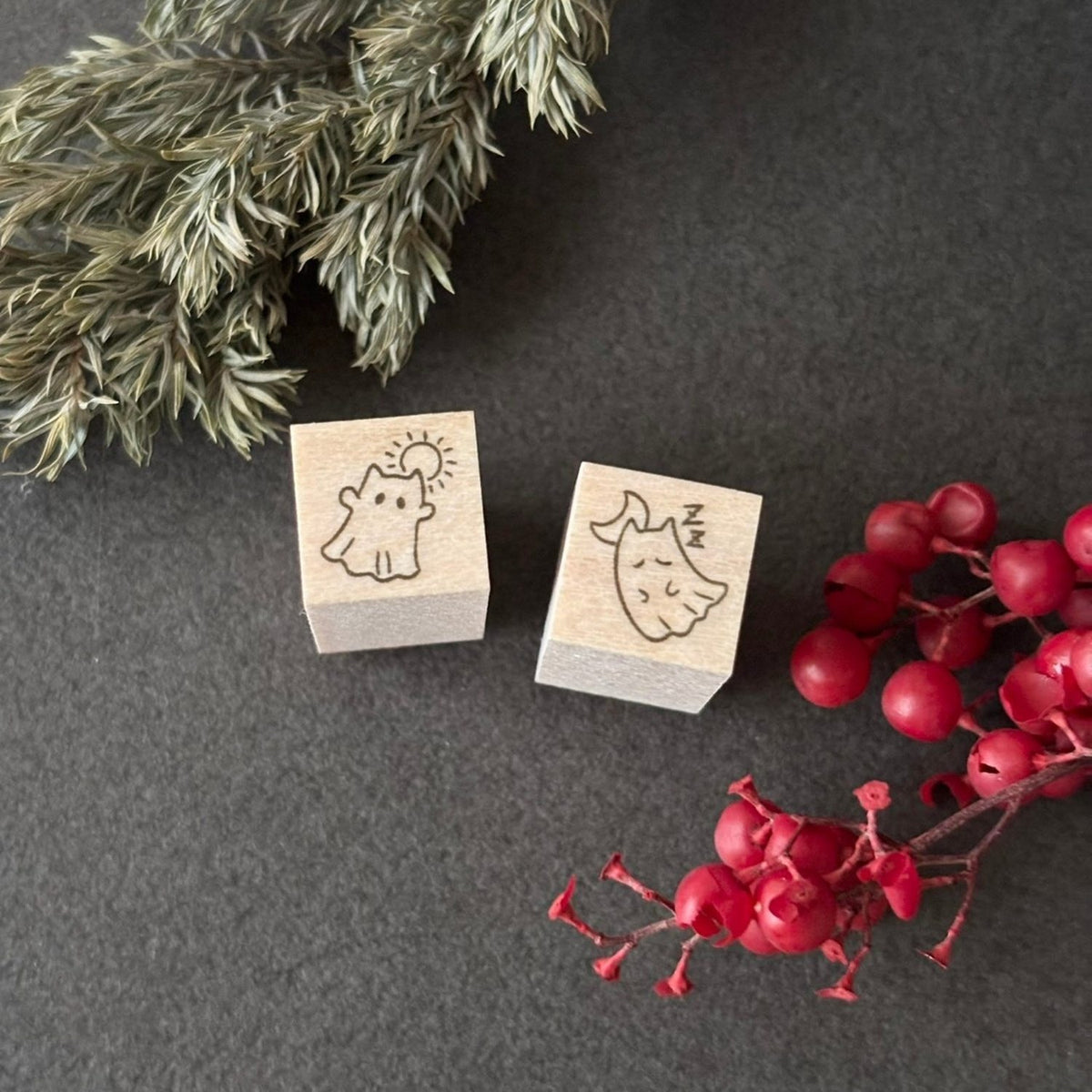 Nemunoki Stamp Set – Morning and Night