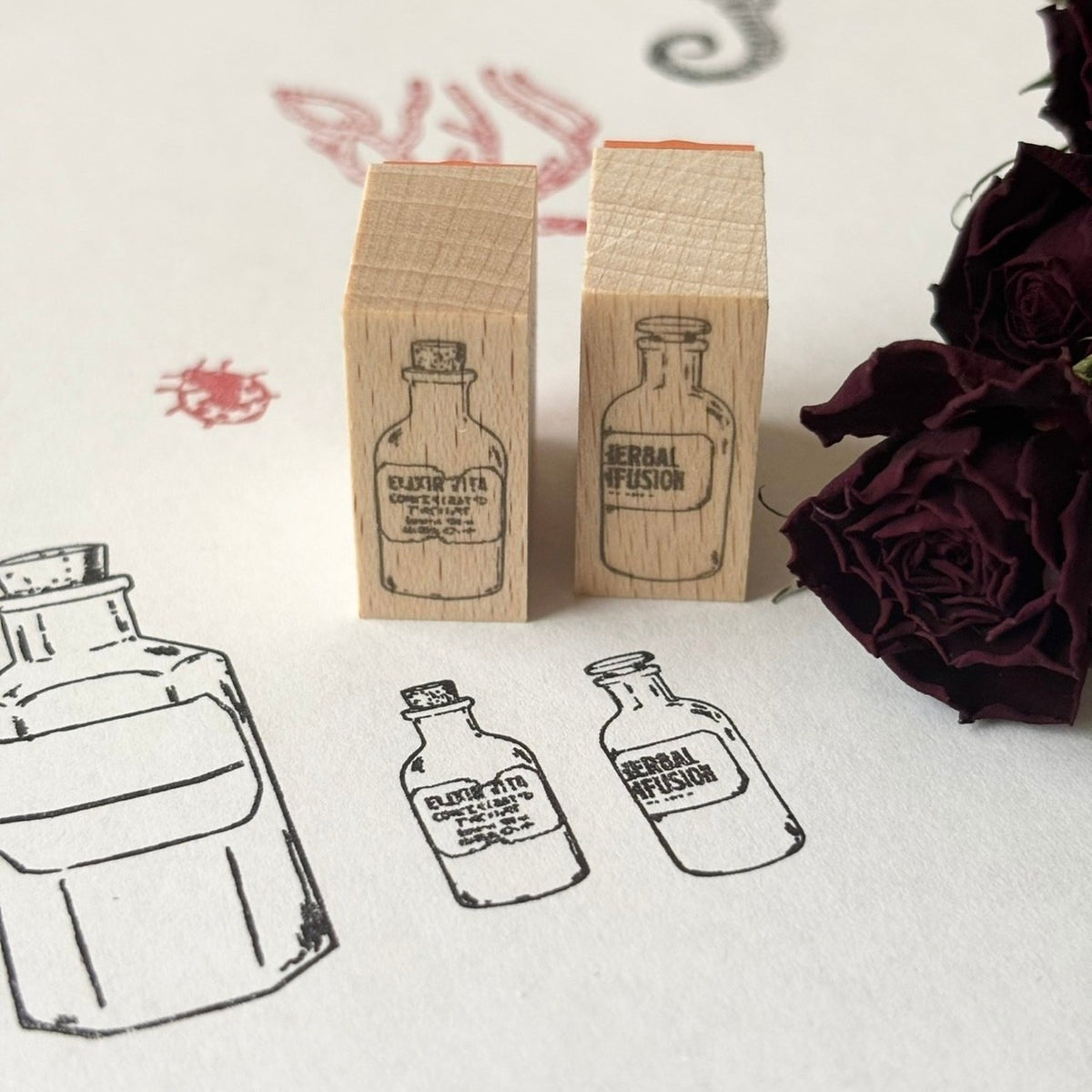 Nemunoki Stamp Set – Sea Witch’s Potion Bottle