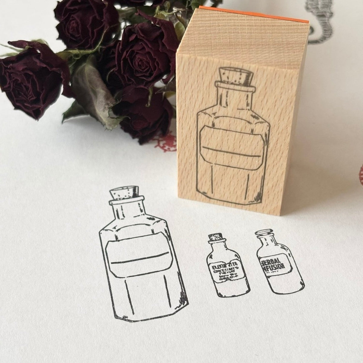 Nemunoki Stamp – Sea Witch’s Potion Bottle, Large