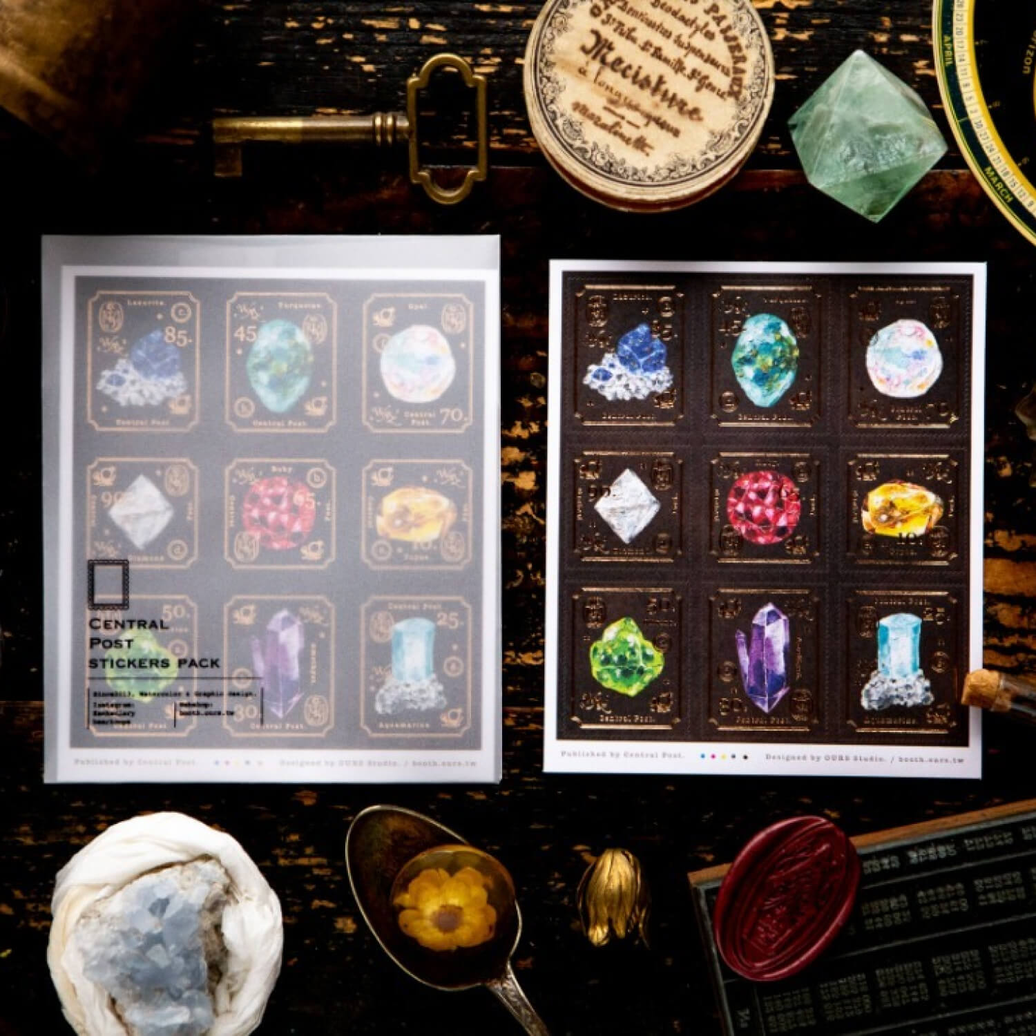 OURS Gem Stamp Sticker