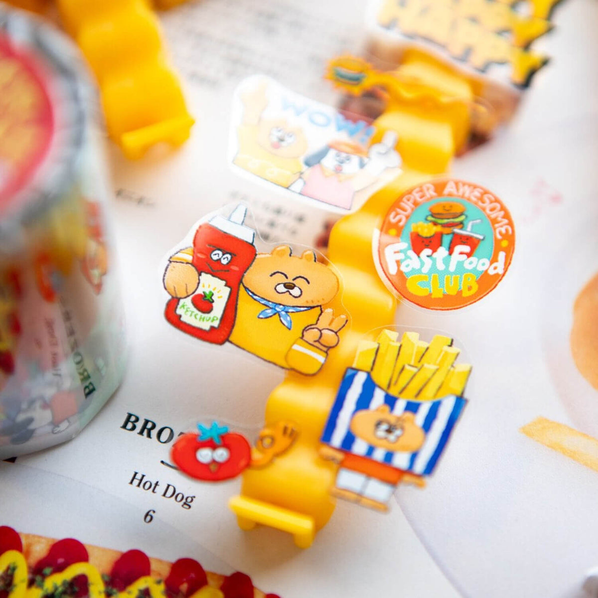 OURS Kiss-cut PET Tape – Super Awesome Fast Food Club