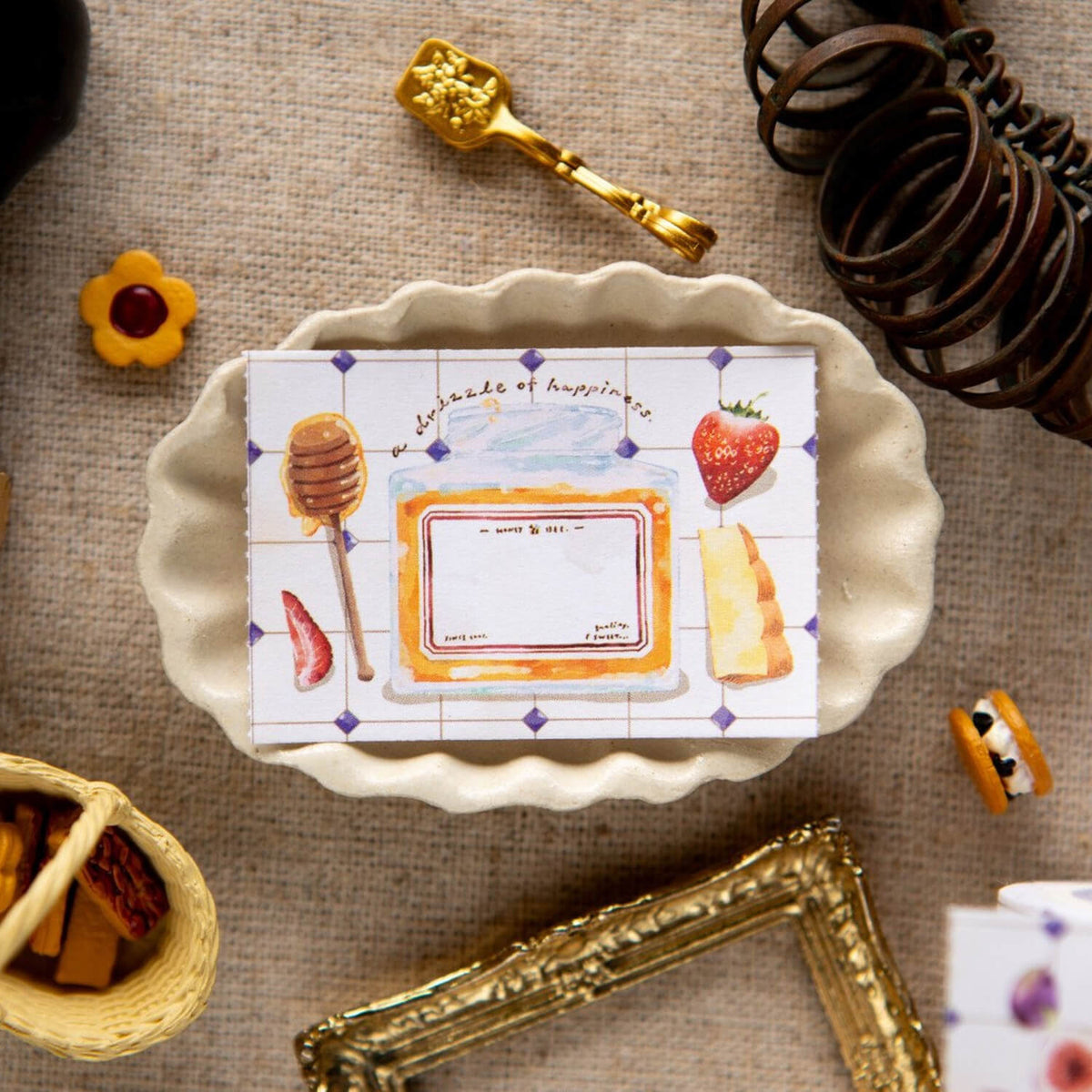 OURS Sticker Memo Roll – Cheese Lover