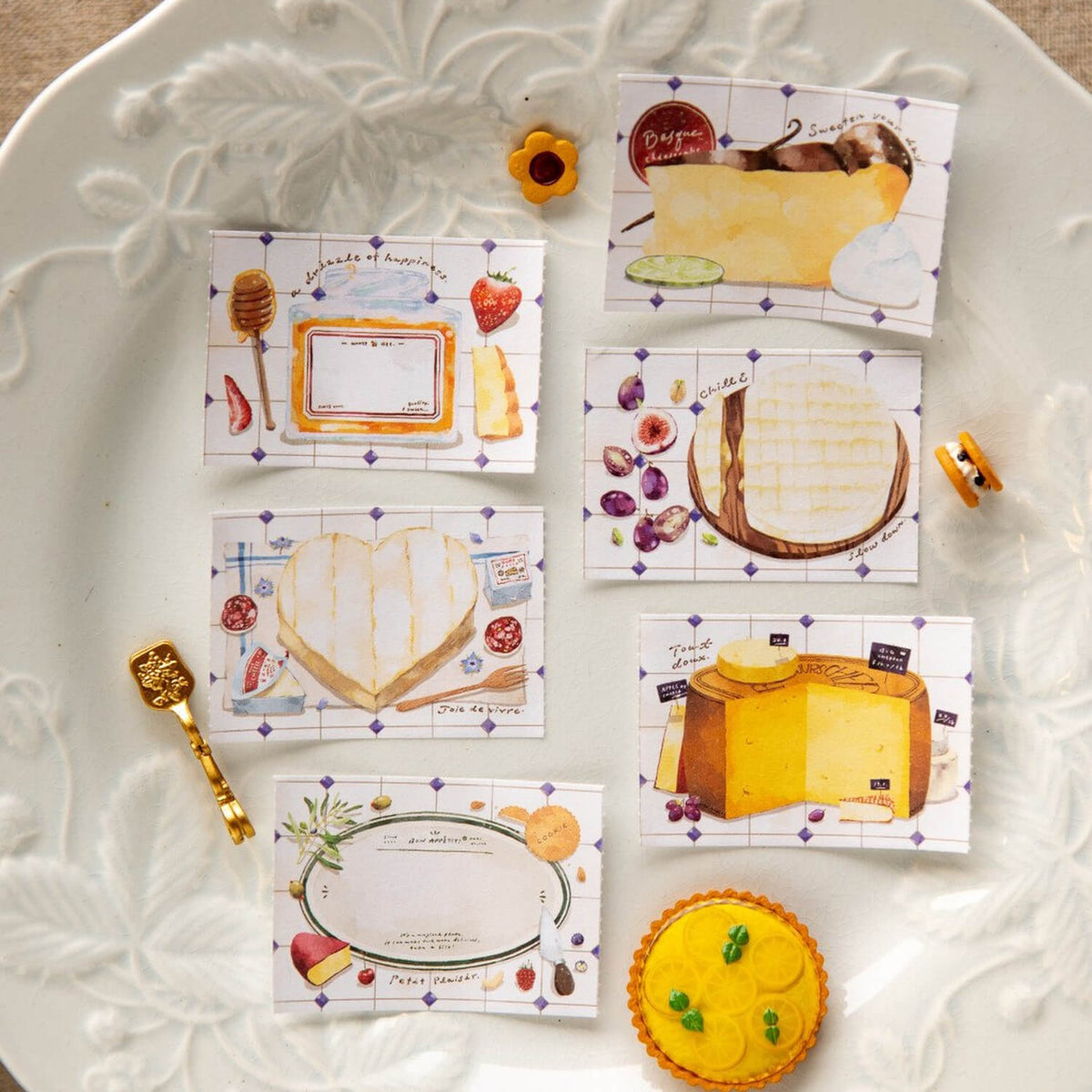 OURS Sticker Memo Roll – Cheese Lover