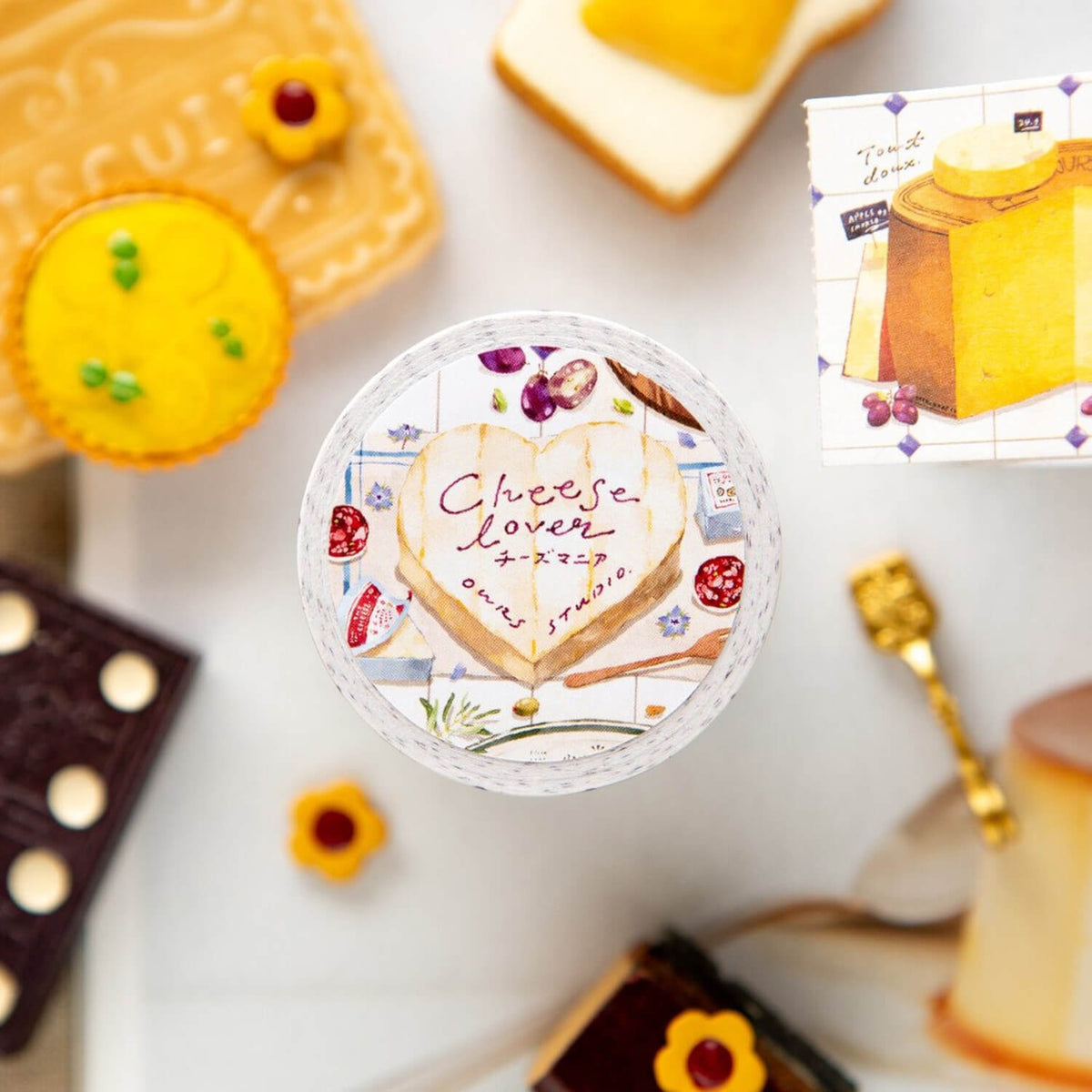 OURS Sticker Memo Roll – Cheese Lover