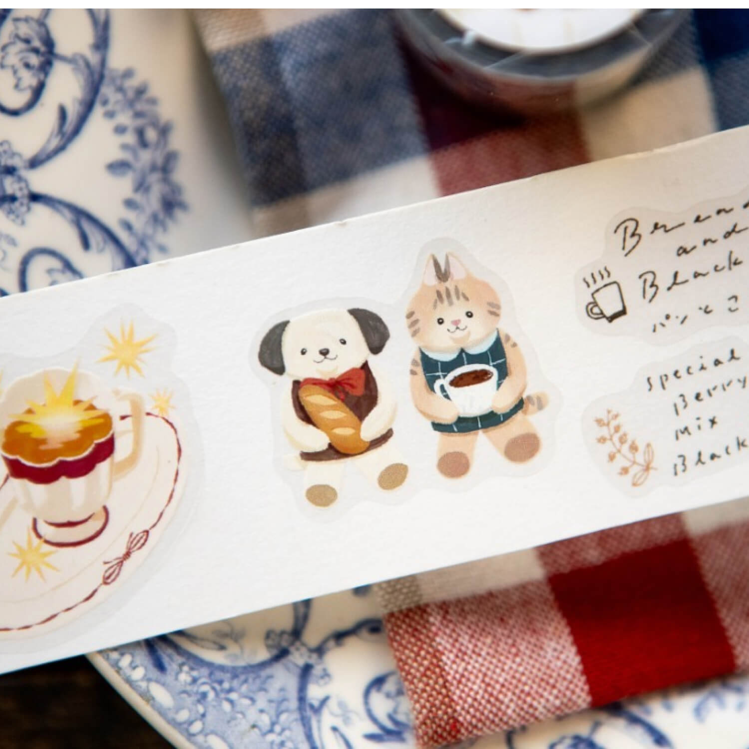 OURS Tea Room Sleeping Cat PET Tape