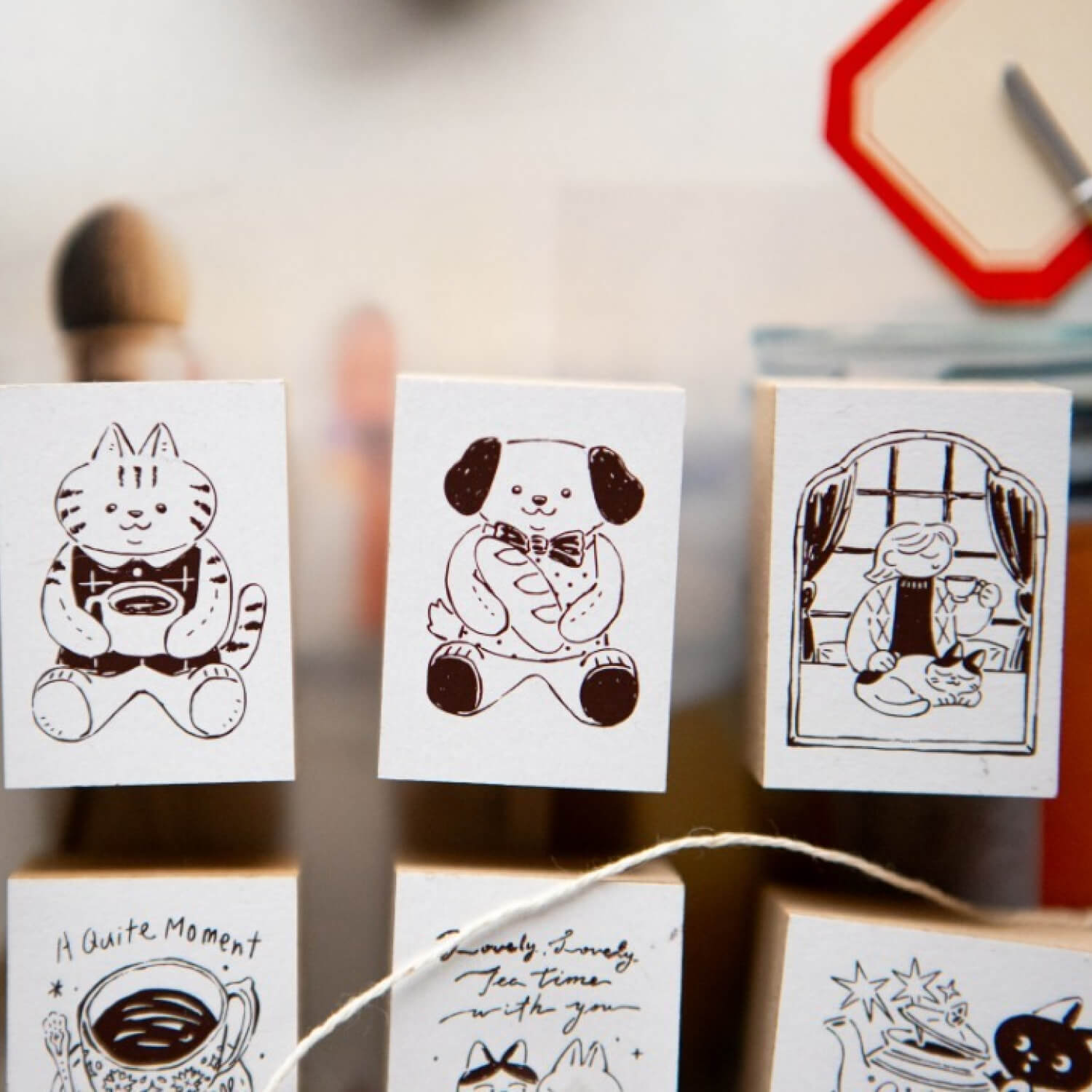 OURS "The Gift" Tea Room Series Stamp