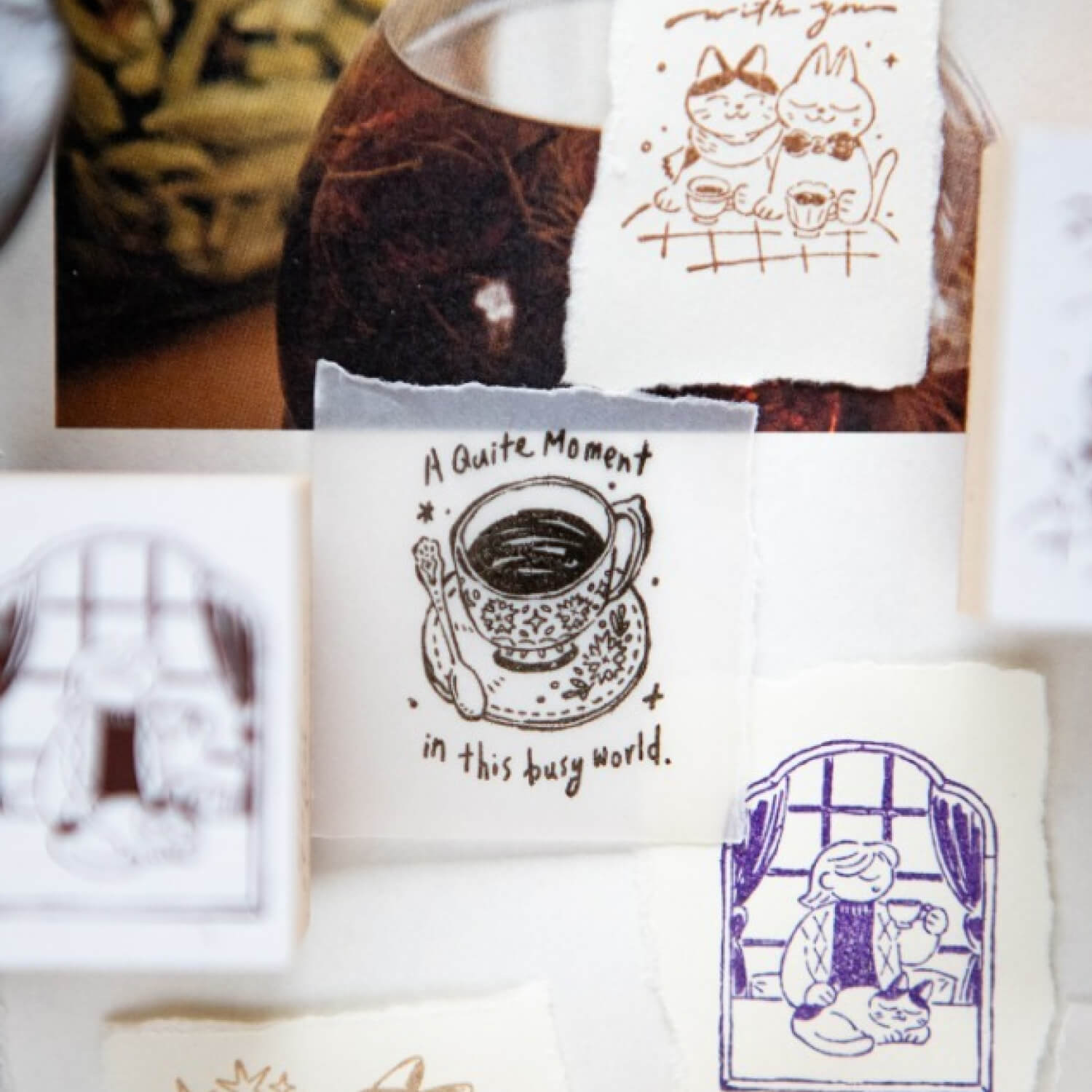 OURS "The Gift" Tea Room Series Stamp