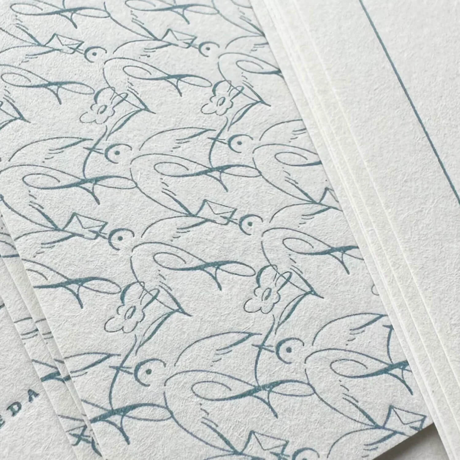 Oeda 6 Birds Design Card Box