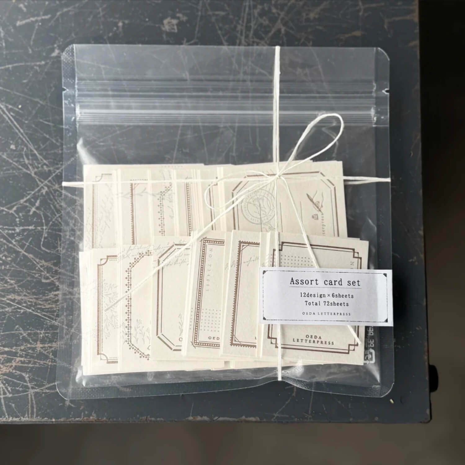 Oeda Assorted Card Set - Mellow Silver