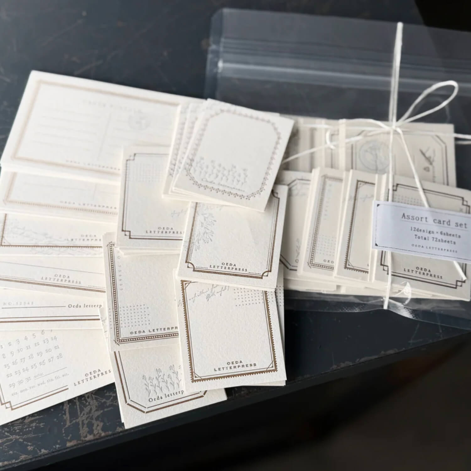 Oeda Assorted Card Set - Mellow Silver