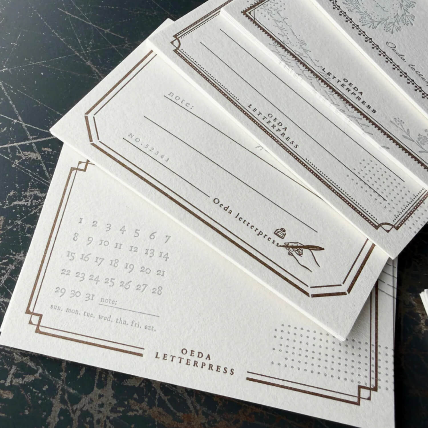 Oeda Assorted Card Set - Mellow Silver