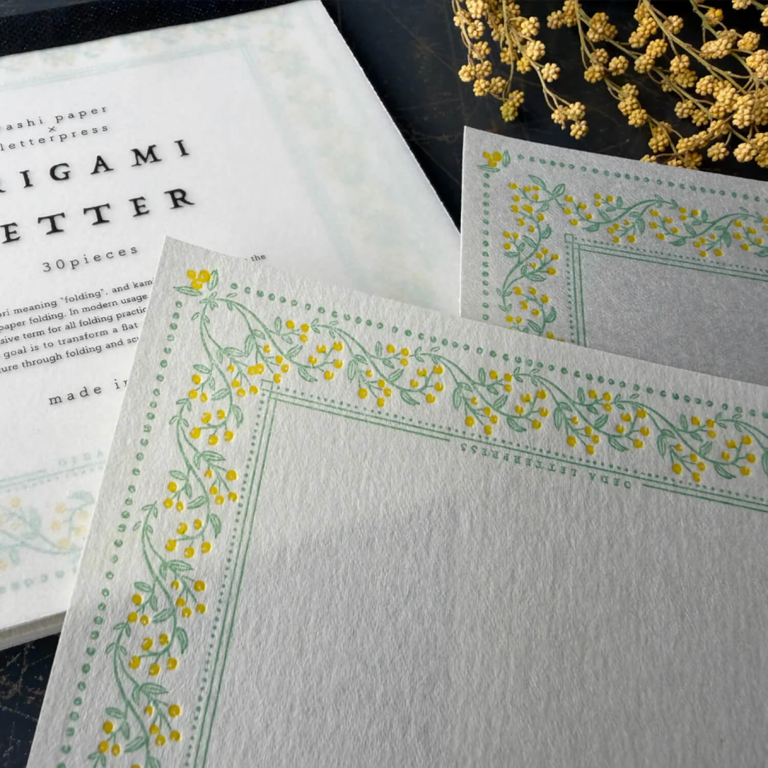 Oeda ORIGAMI LETTER - Mimoza Color