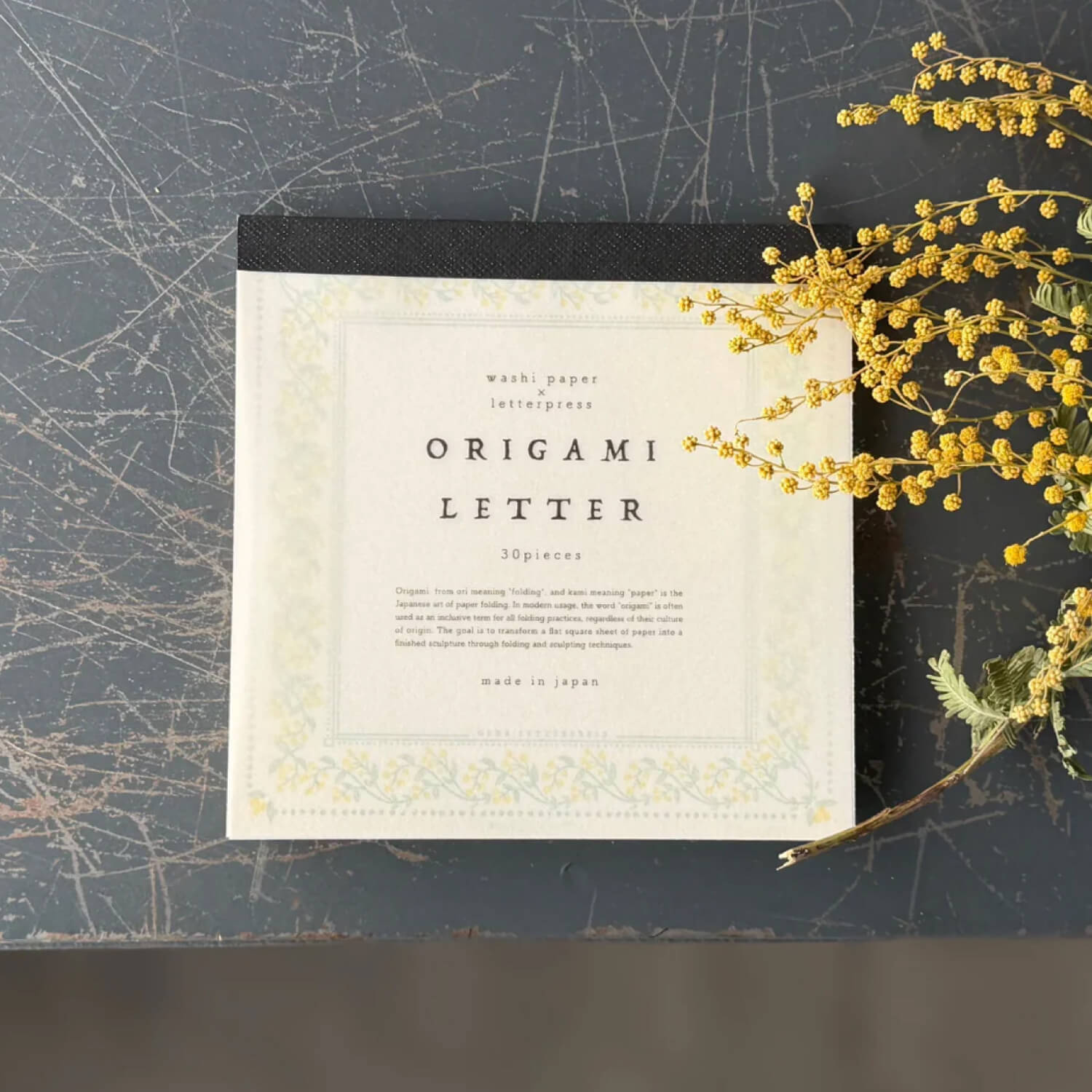 Oeda ORIGAMI LETTER - Mimoza Color