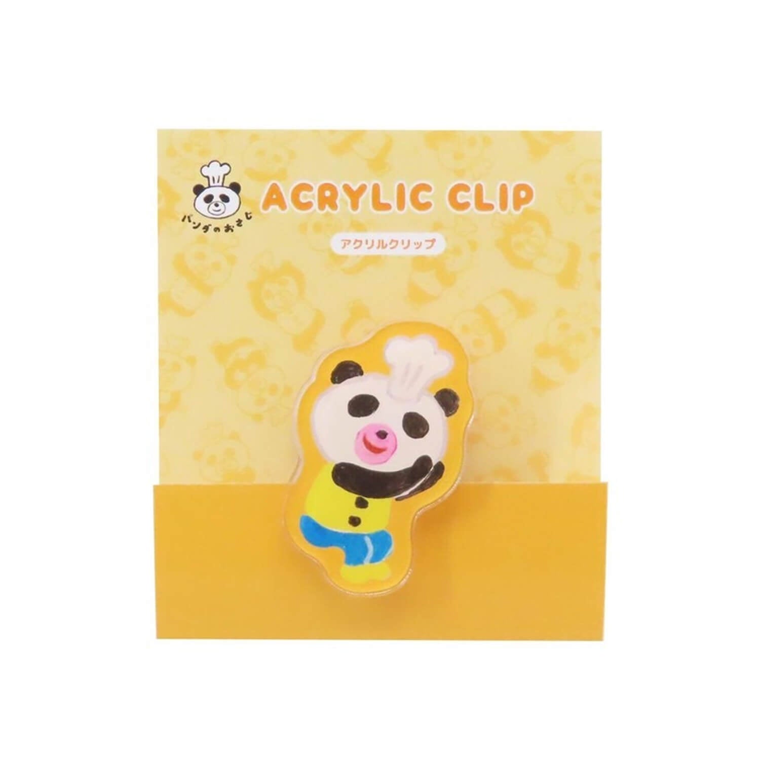 Panda no Osaji Die-Cut Acrylic Clip – Osaji