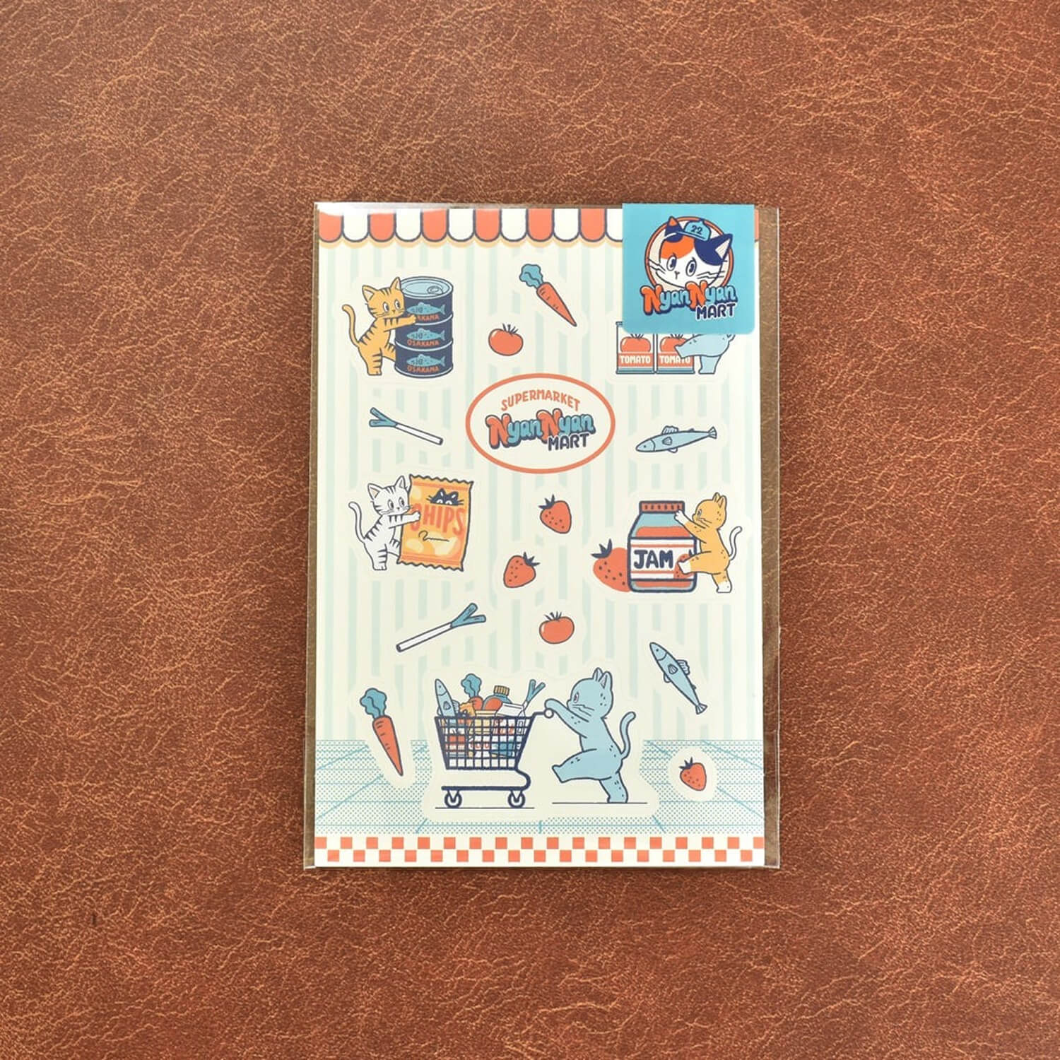 Papier Platz x Ob1toy Sticker Sheet – Super Market Customer