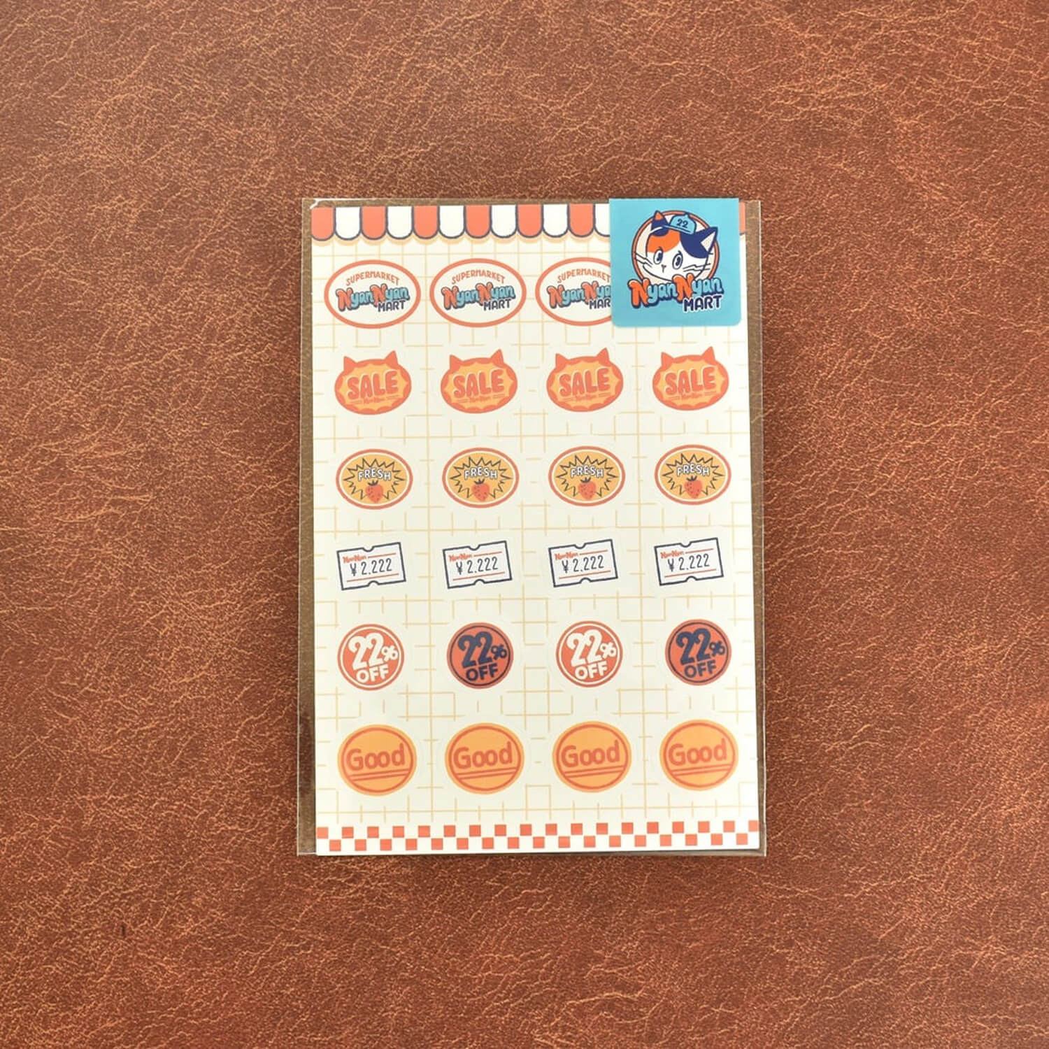 Papier Platz x Ob1toy Sticker Sheet – Super Market Seal