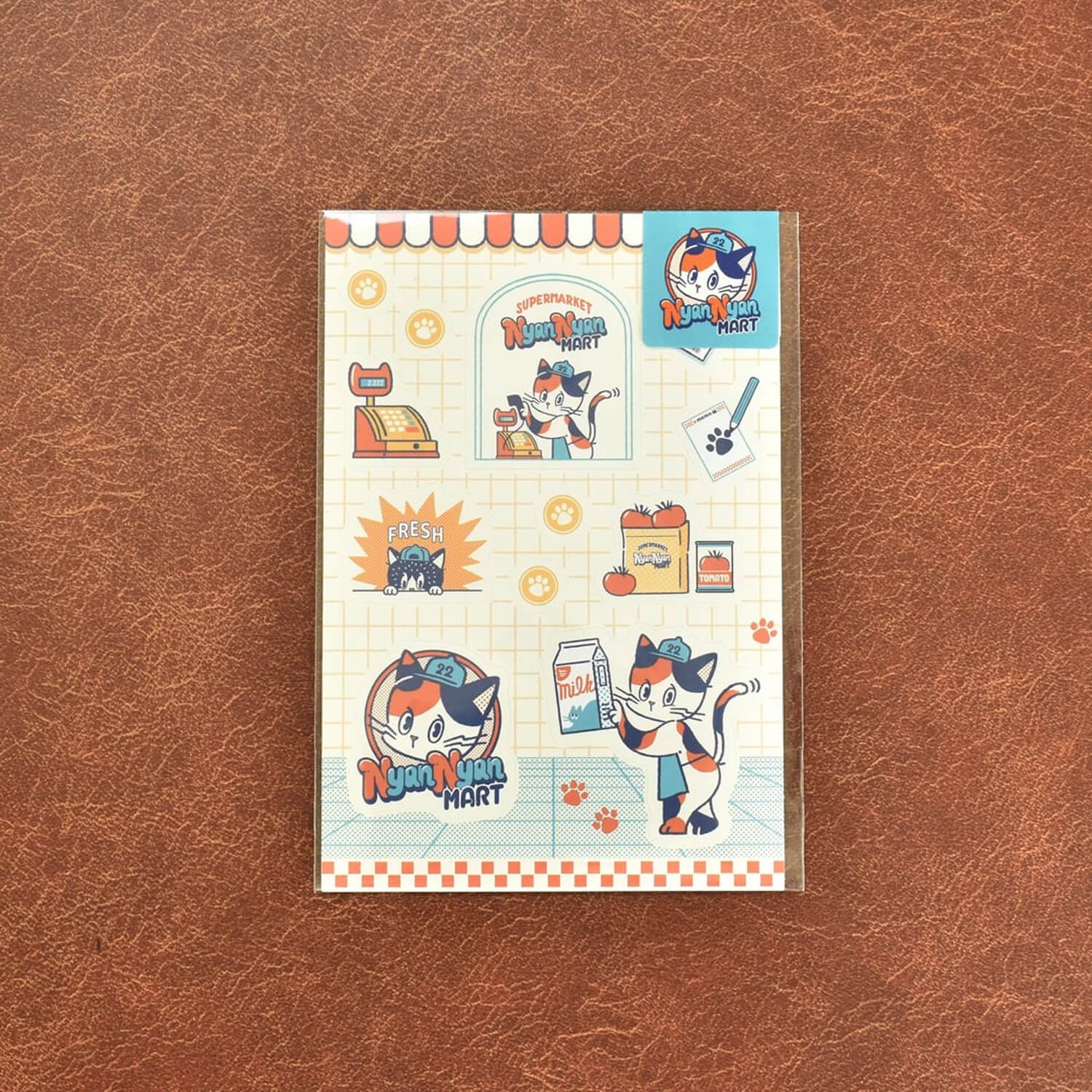 Papier Platz x Ob1toy Sticker Sheet – Super Market Staff