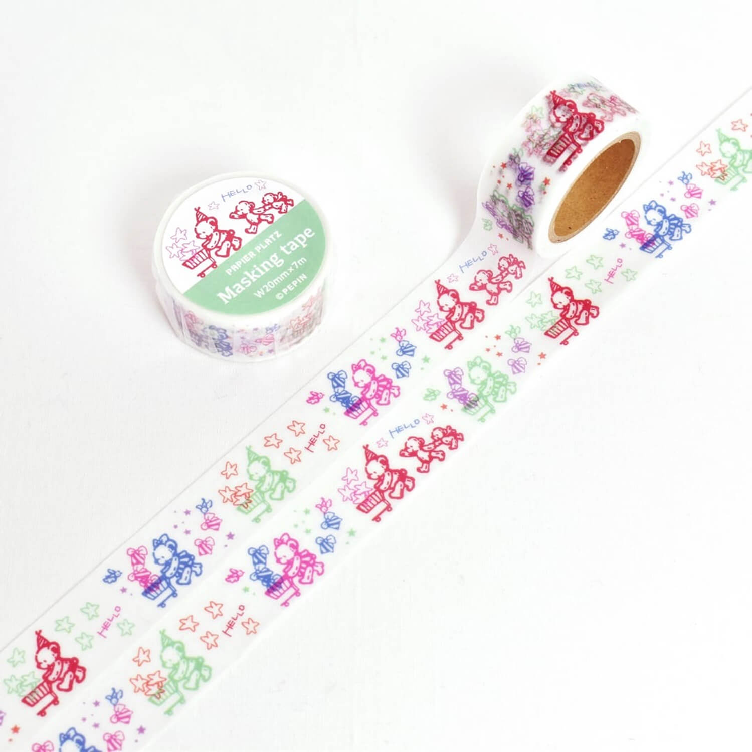 Papier Platz × PEPIN Masking Tape – HELLO,BEAR!