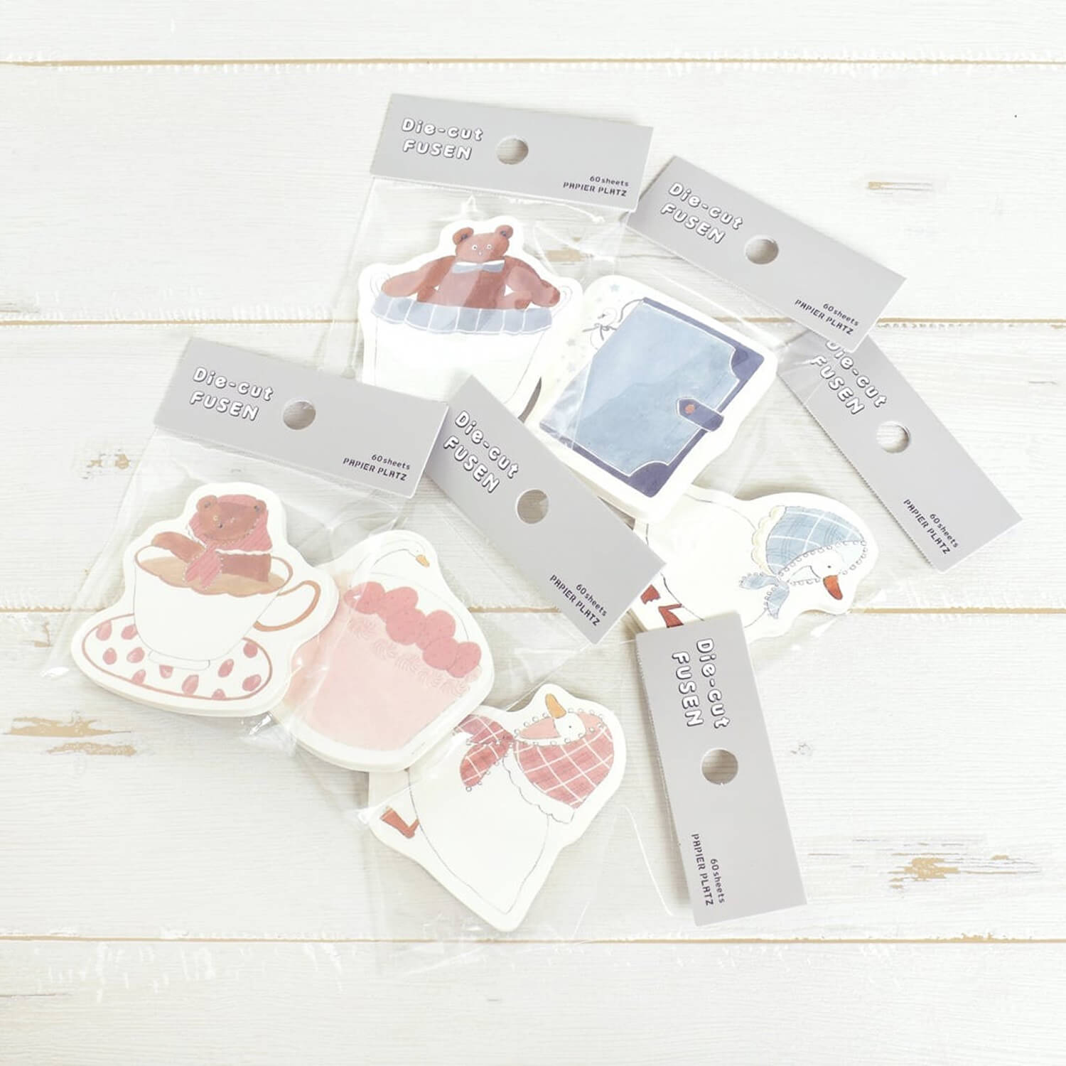 Papier Platz × Tobimatsu Shoichiro Die-Cut Sticky Notes