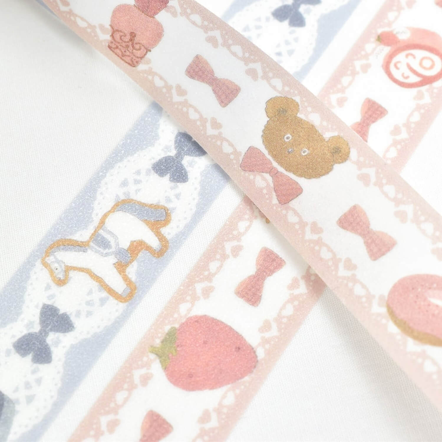 Papier Platz × Tobimatsu Shoichiro Sugar Ribbon Tape – Pink Favorite