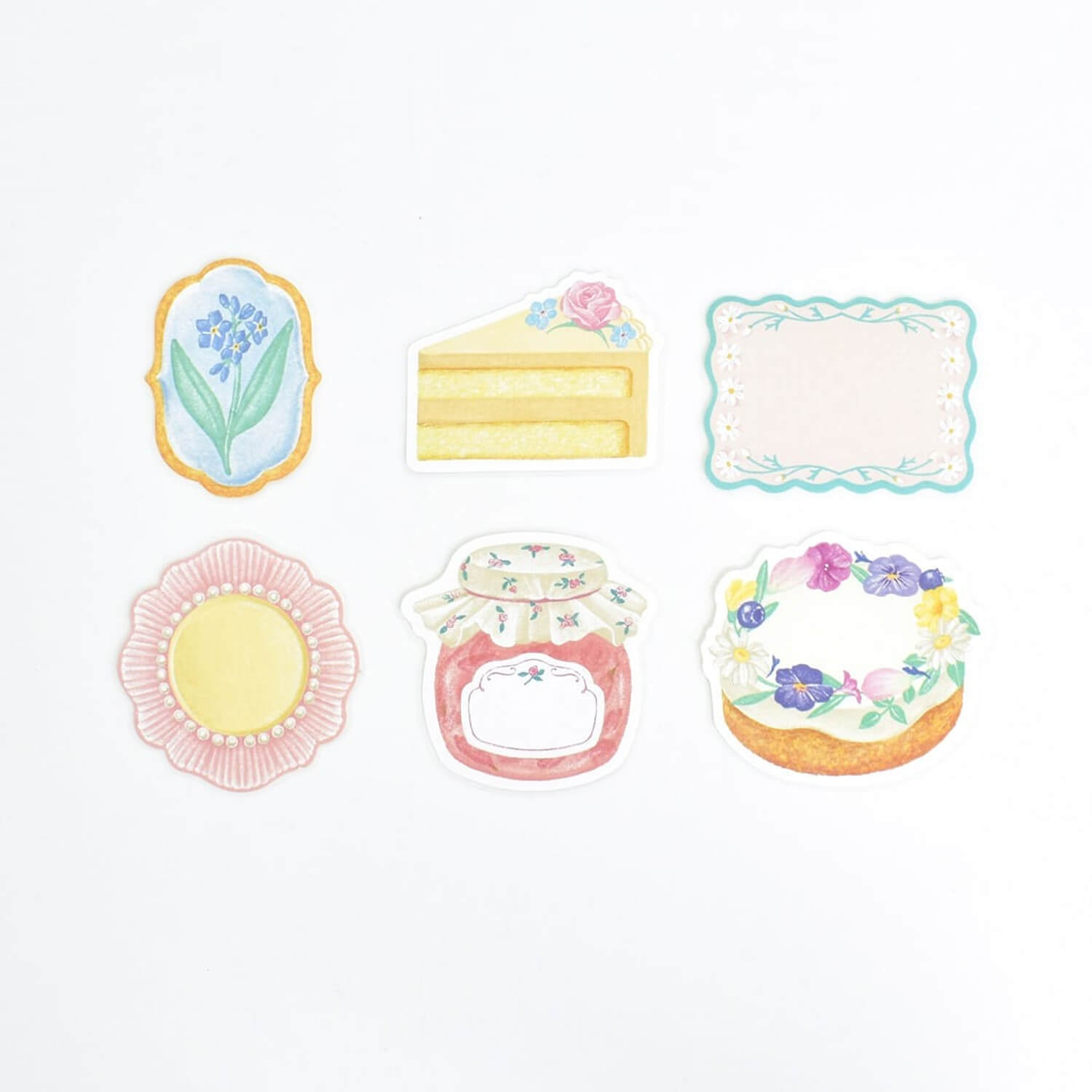 Papier Platz × à la car-do Flake Sticky Notes – Fleur et Sweets - Le Jardin