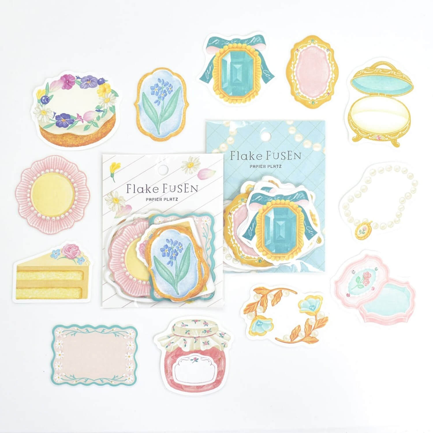 Papier Platz × à la car-do Flake Sticky Notes – Fleur et Sweets - Le Jardin