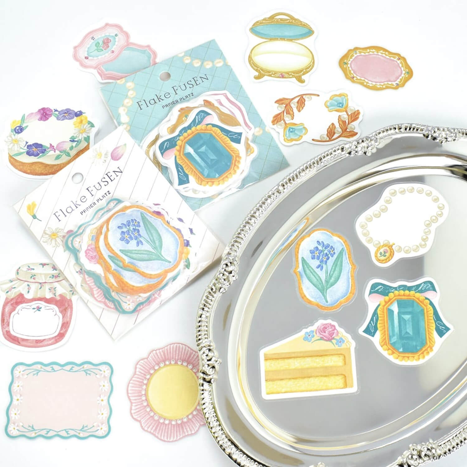 Papier Platz × à la car-do Flake Sticky Notes – Jewelry