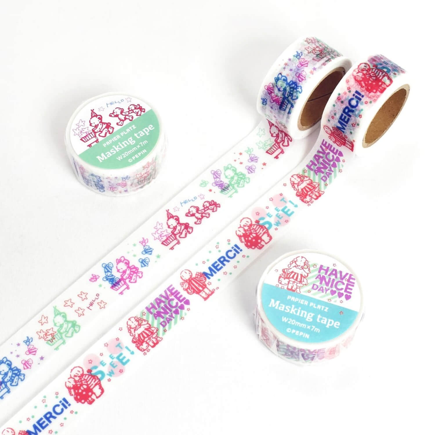 Papier Platz × PEPIN Masking Tape – HELLO,BEAR!
