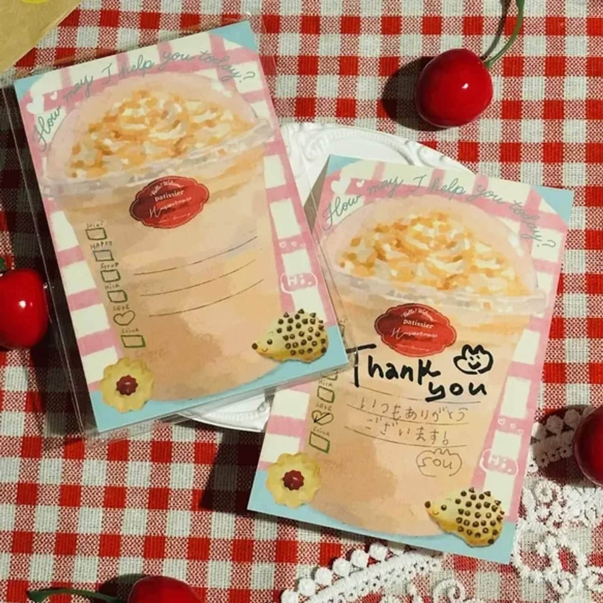 Patissier Harinezumi Memo Sheets – Frappuccino