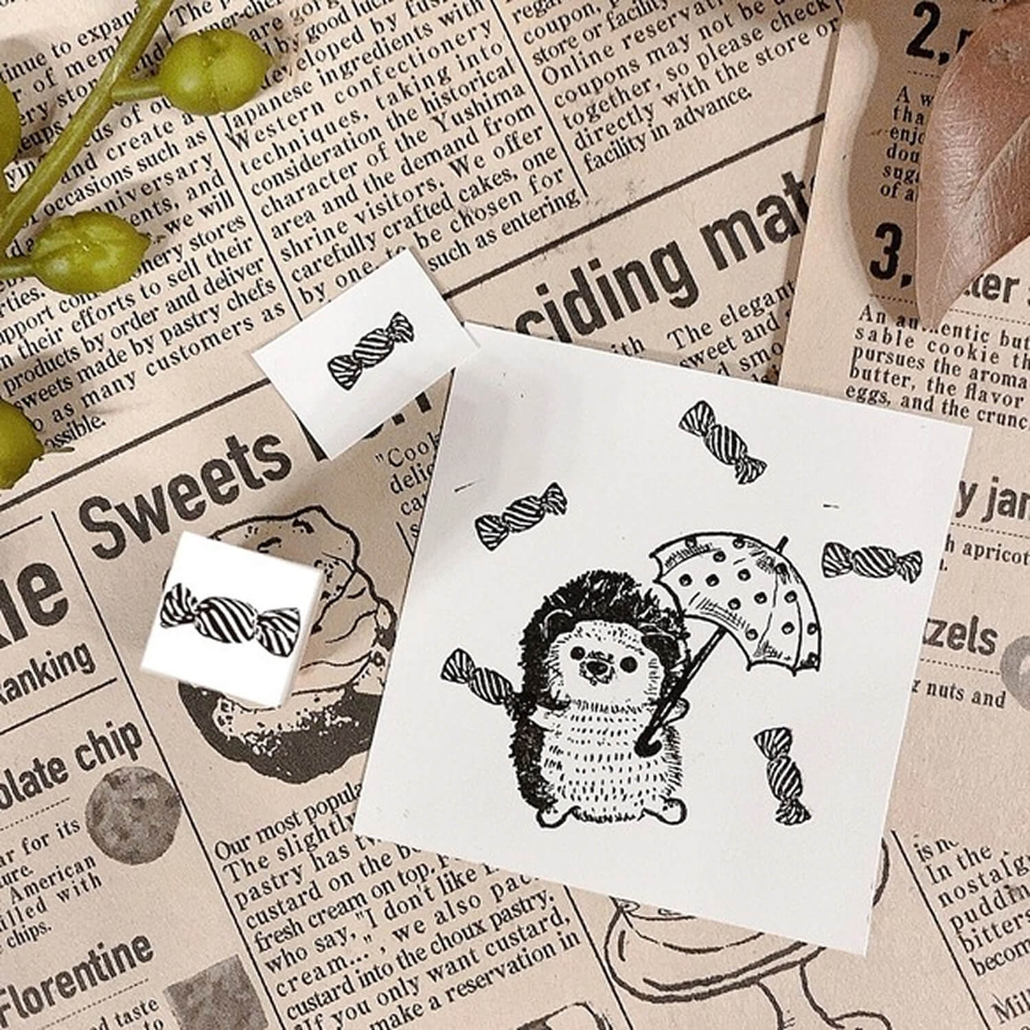 Patissier Harinezumi Mini Stamp - Candy