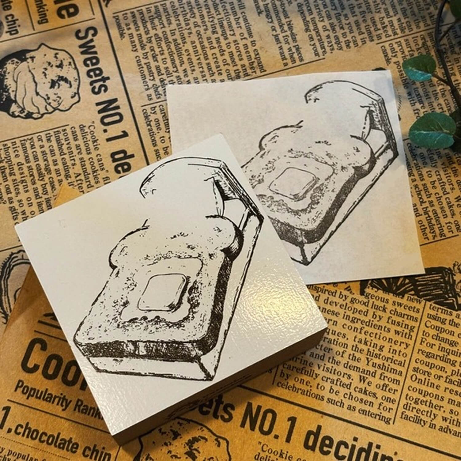 Patissier Harinezumi Stamp - Bread Duvet Bed