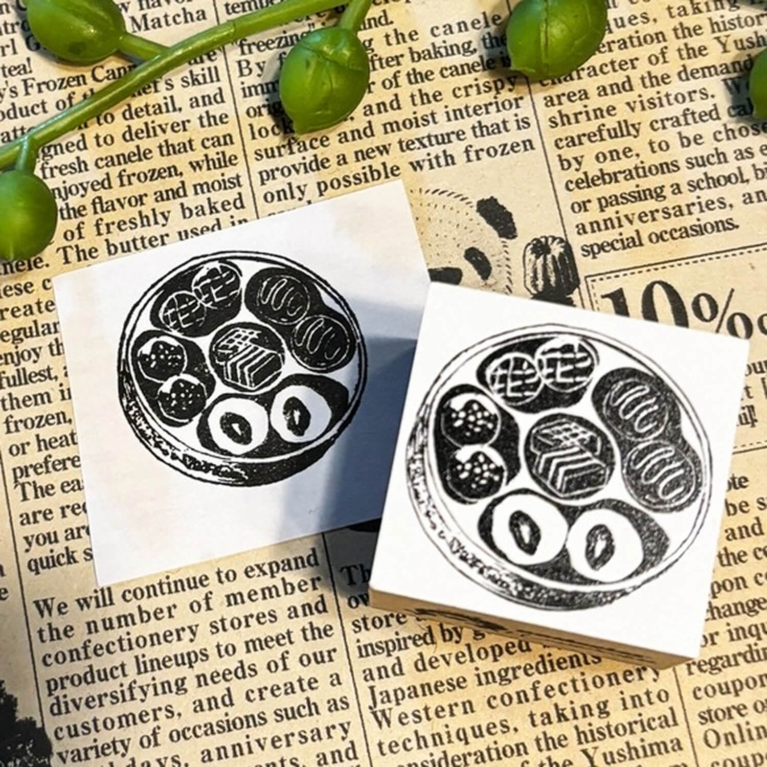 Patissier Harinezumi Stamp - Chocolate Tin