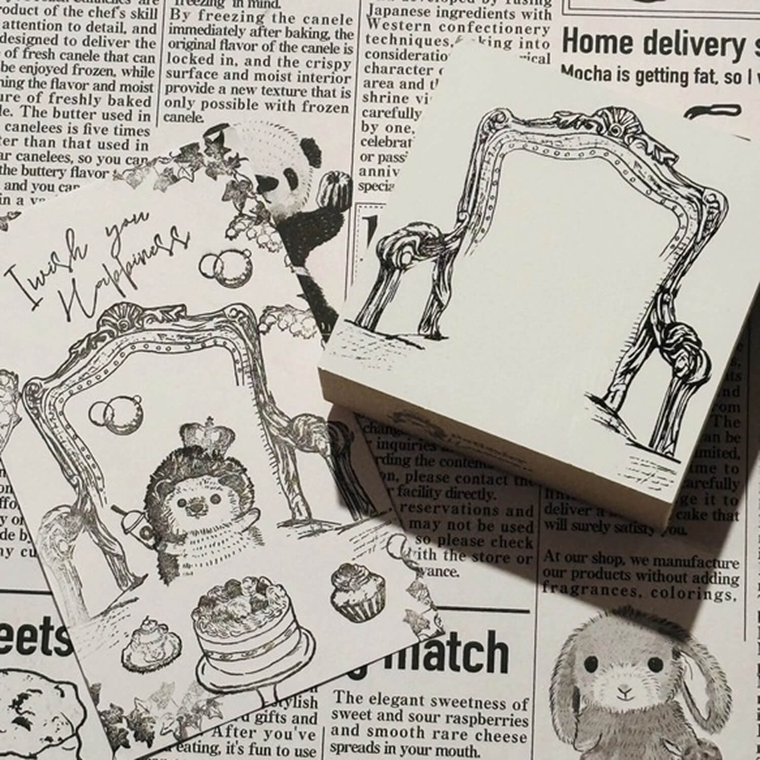 Patissier Harinezumi Stamp - Comfortable Chair