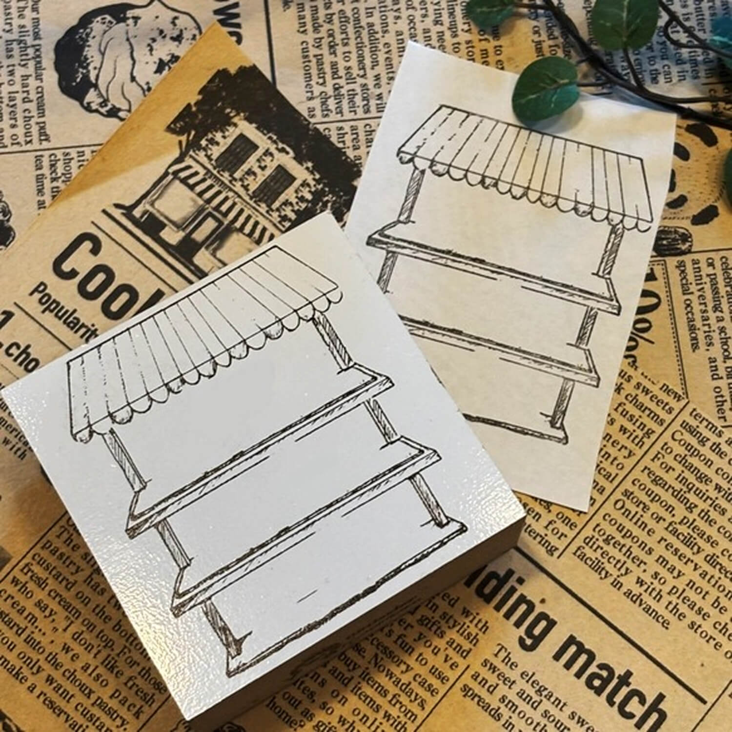 Patissier Harinezumi Stamp - Display Rack