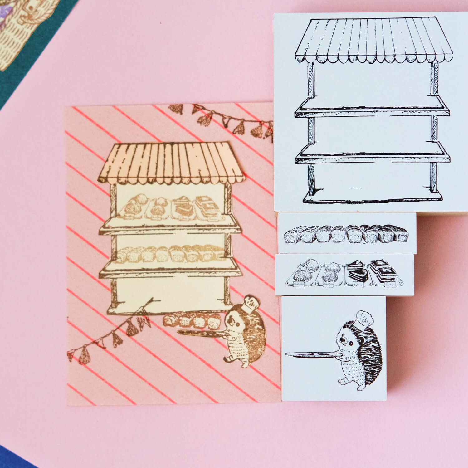 Patissier Harinezumi Stamp - Display Rack
