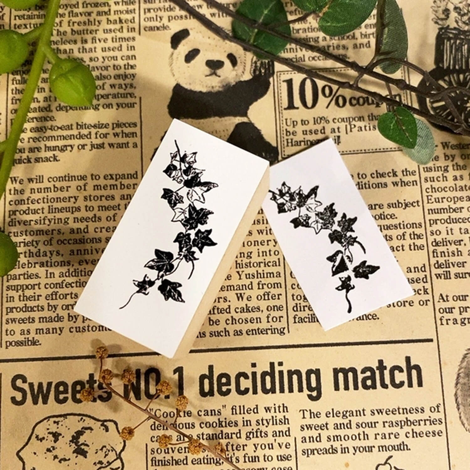 Patissier Harinezumi Stamp - Ivy Vine