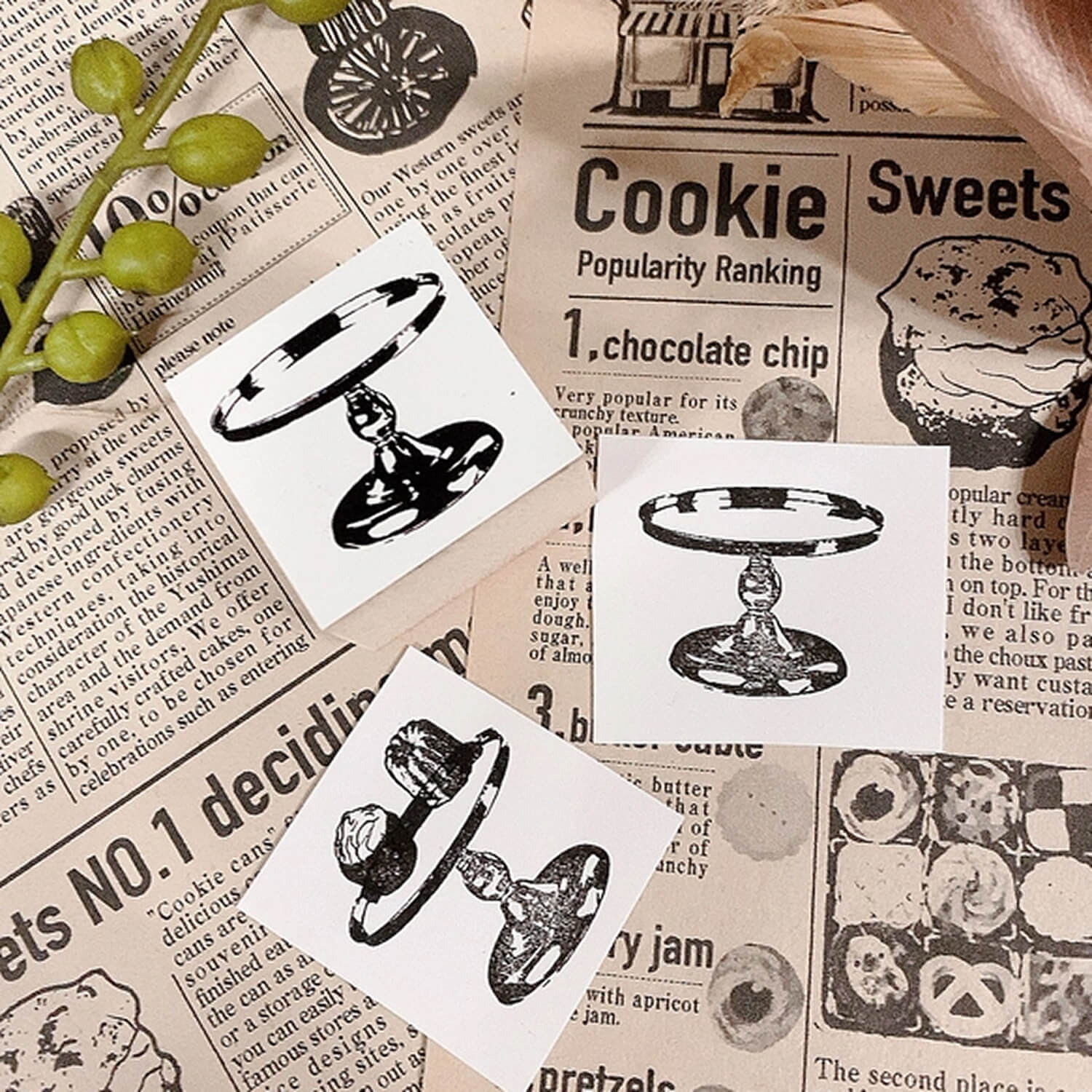 Patissier Harinezumi Stamp - Pedestal Stand