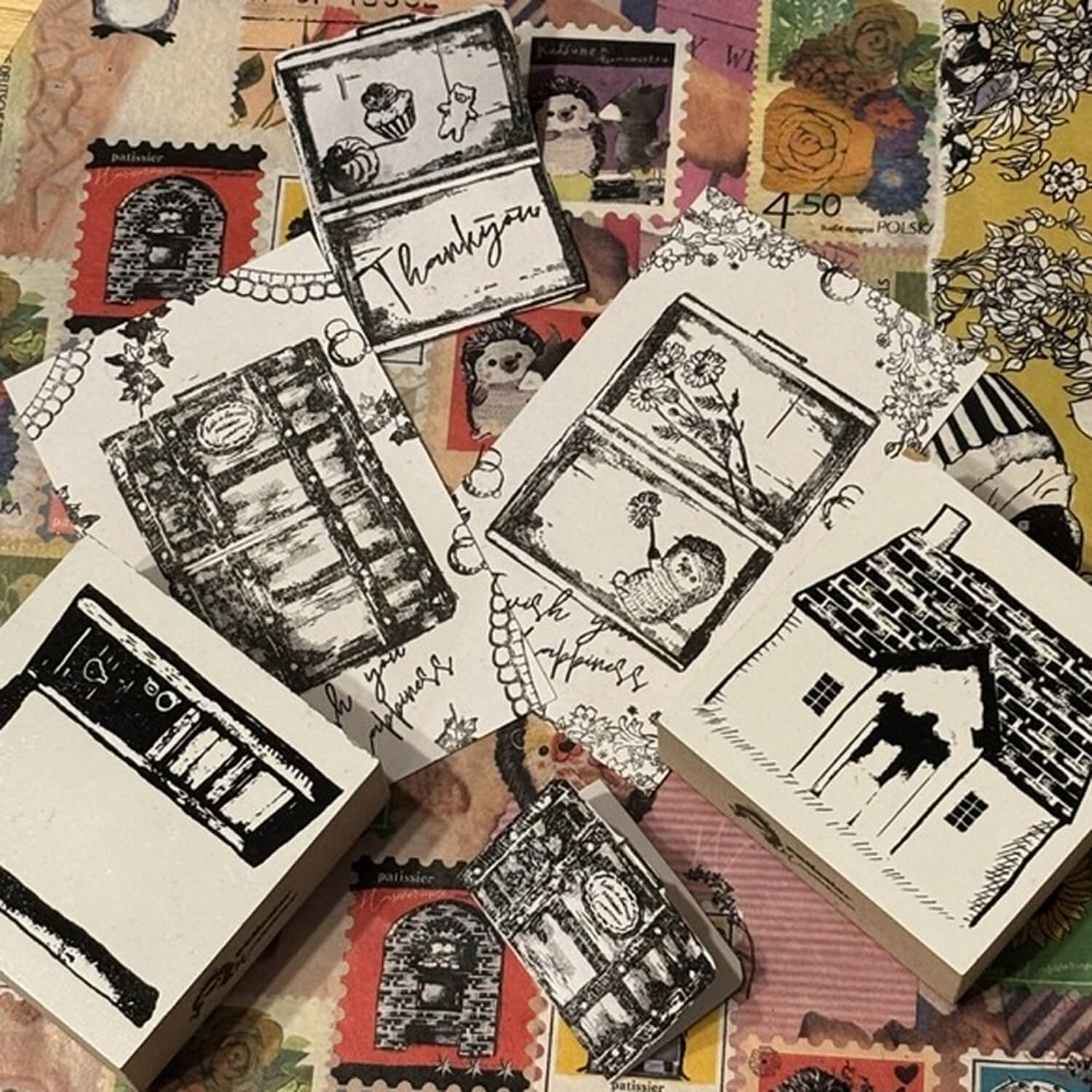 Patissier Harinezumi Stamp - Trunk Interior