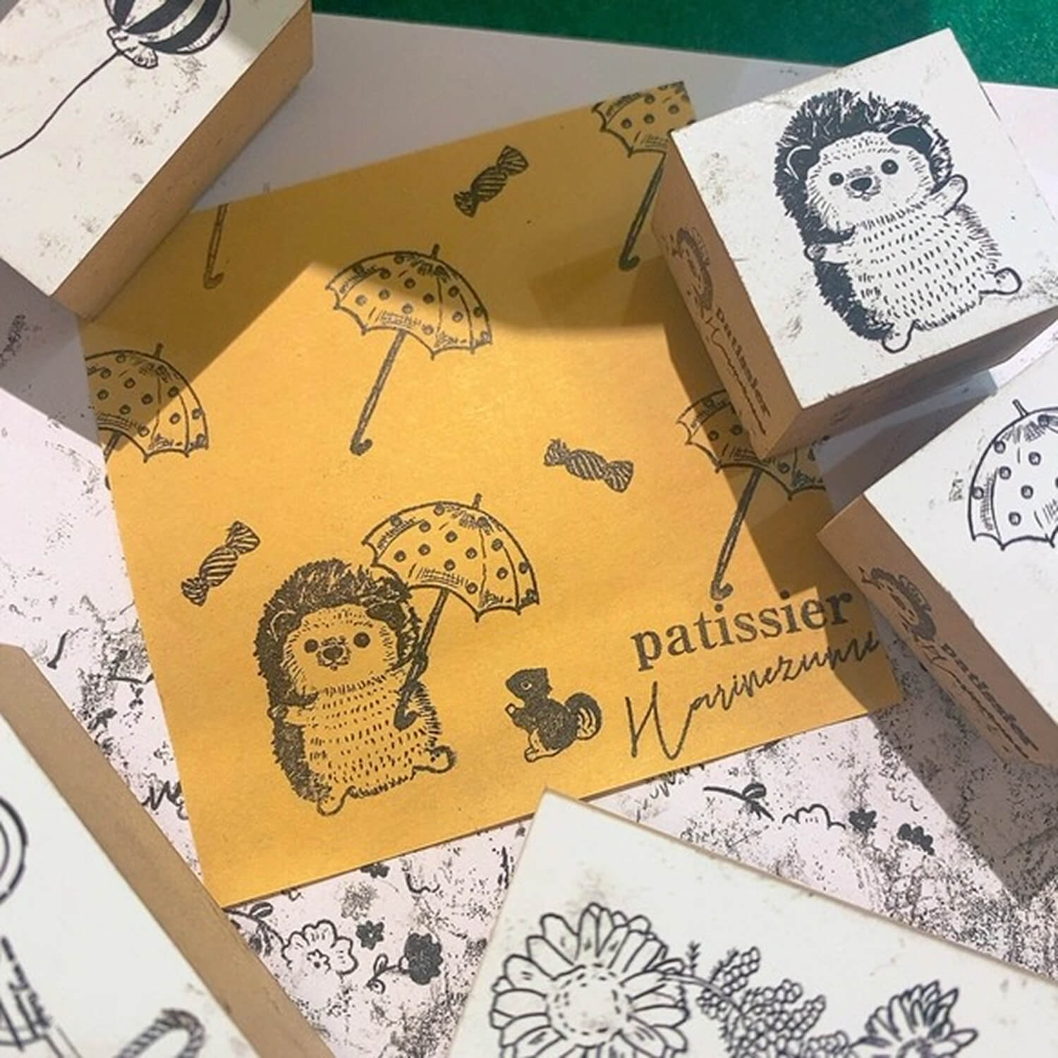 Patissier Harinezumi Stamp - Umbrella