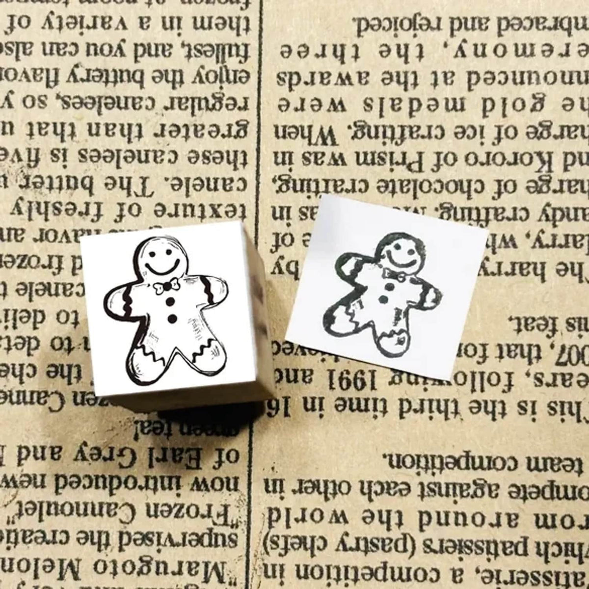 Patissier Harinezumi Stamp – Gingerbread Man Cookie