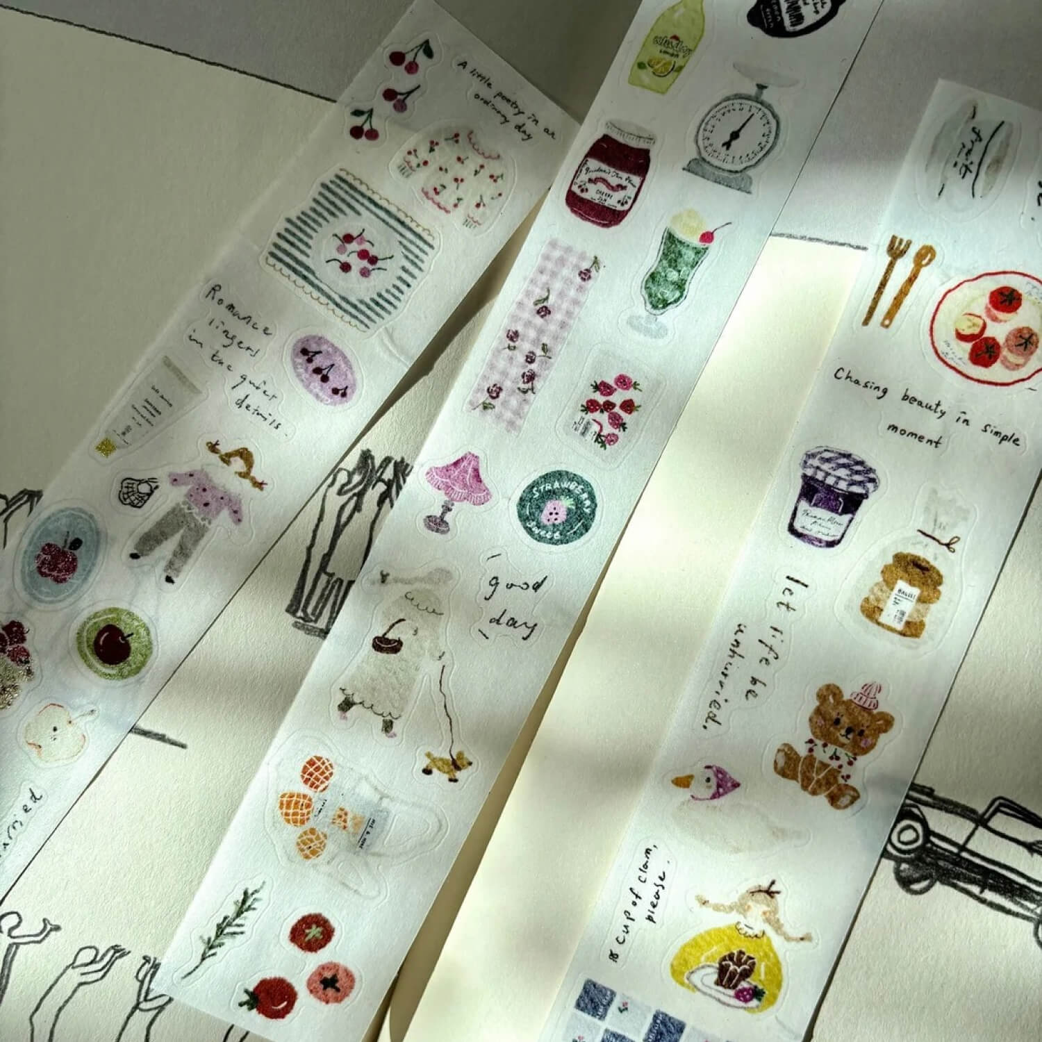 Pion Kiss-Cut Washi Tape – Fruit