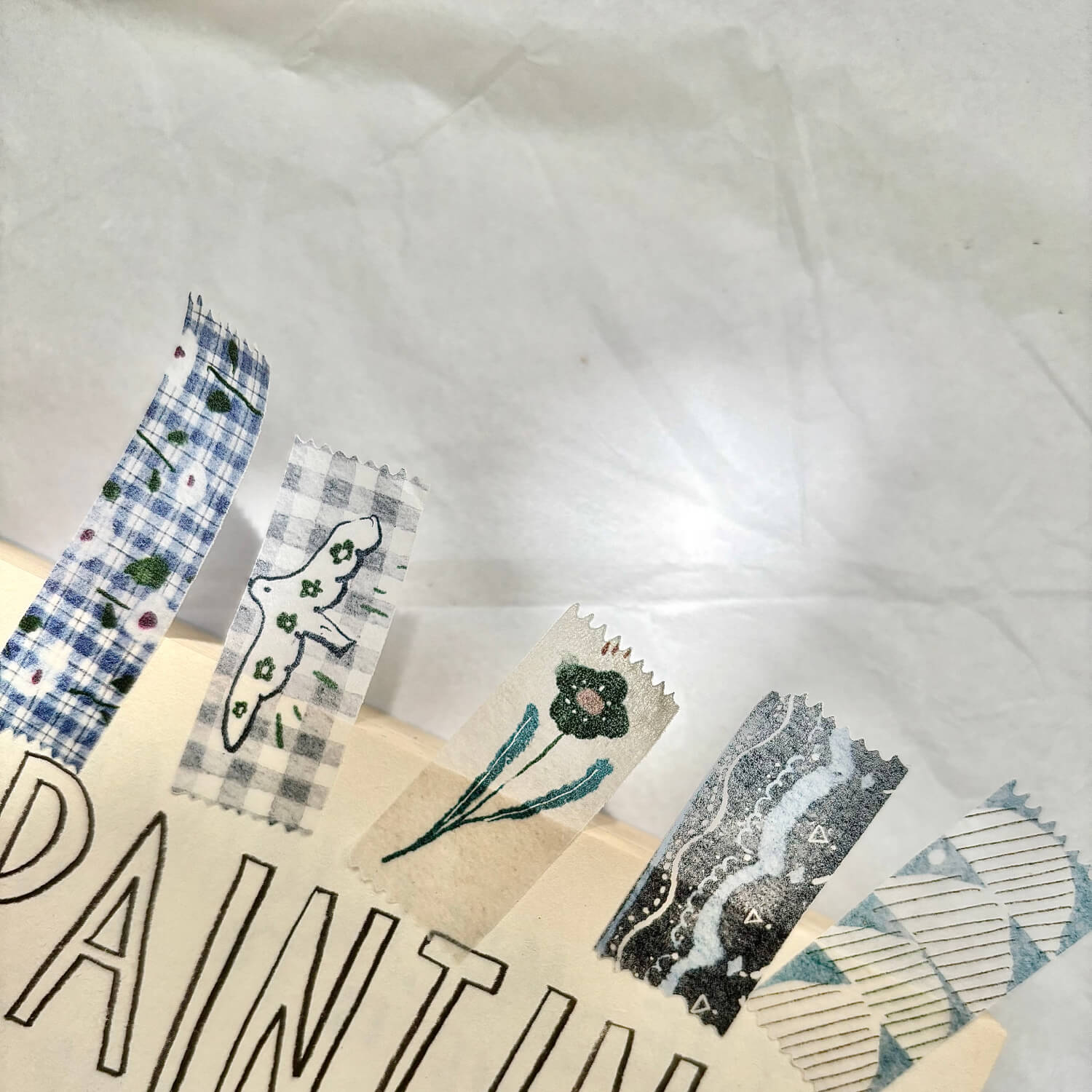Pion Kiss Cut Washi Tape - Ten Parts