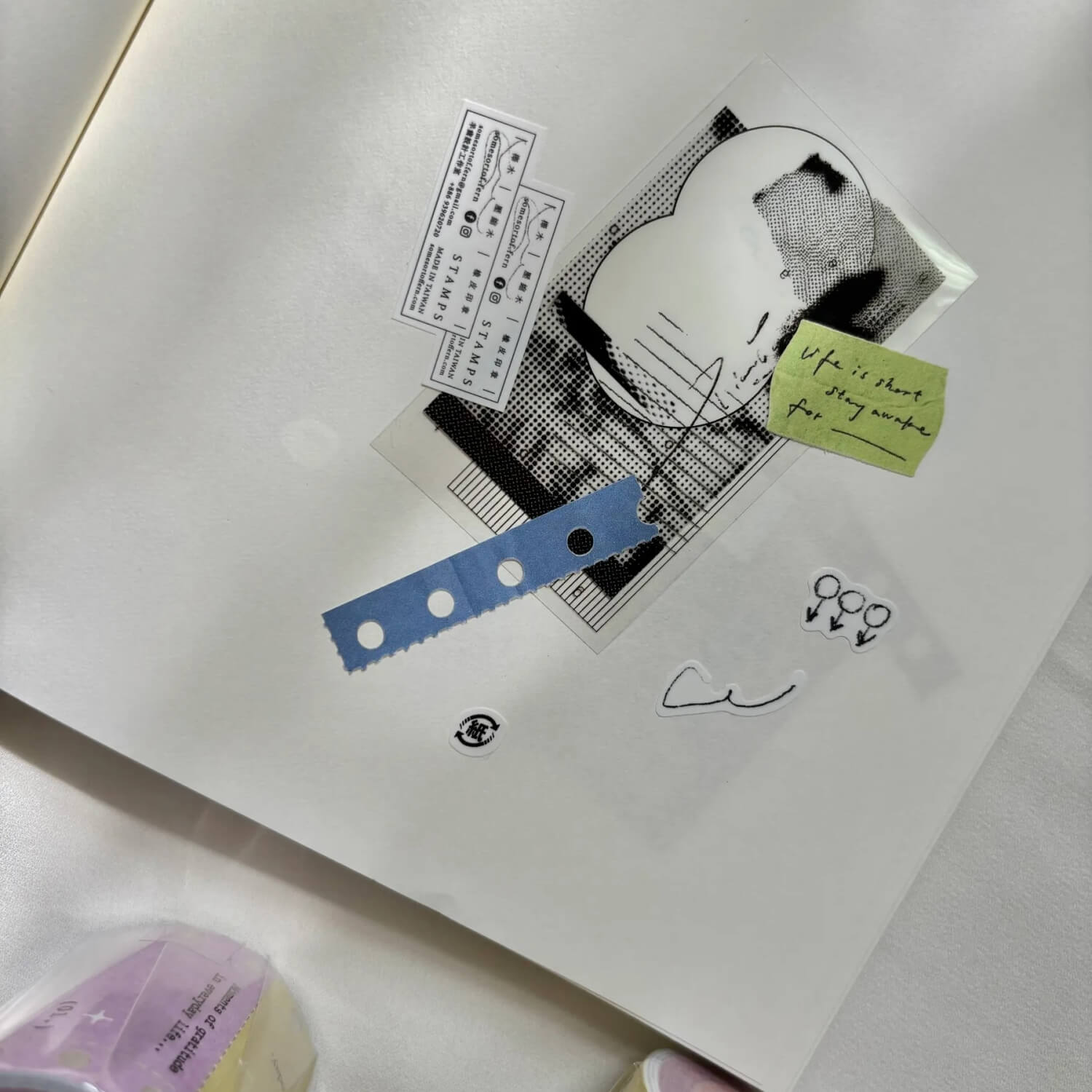 Pion Shaped Paper Tape – Report Paper
