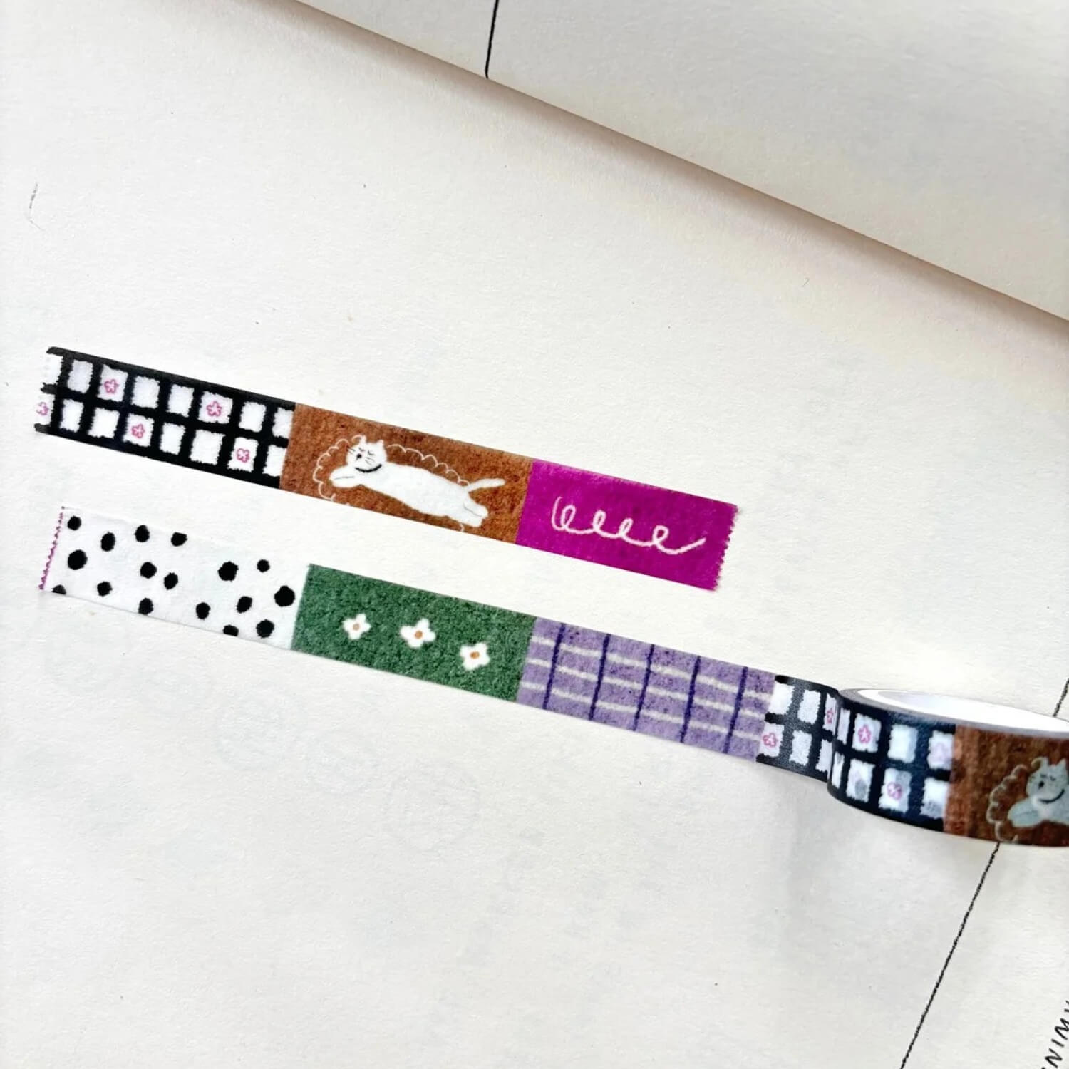 Pion Washi Tape – Cat on the Rug