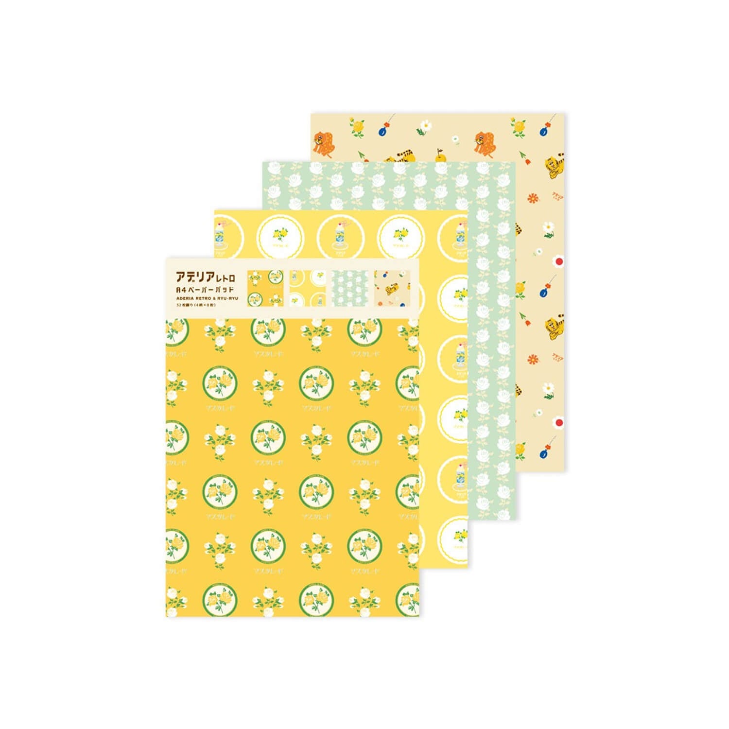 RYU-RYU Aderia Retro A4 Paper Pad – Masquerade