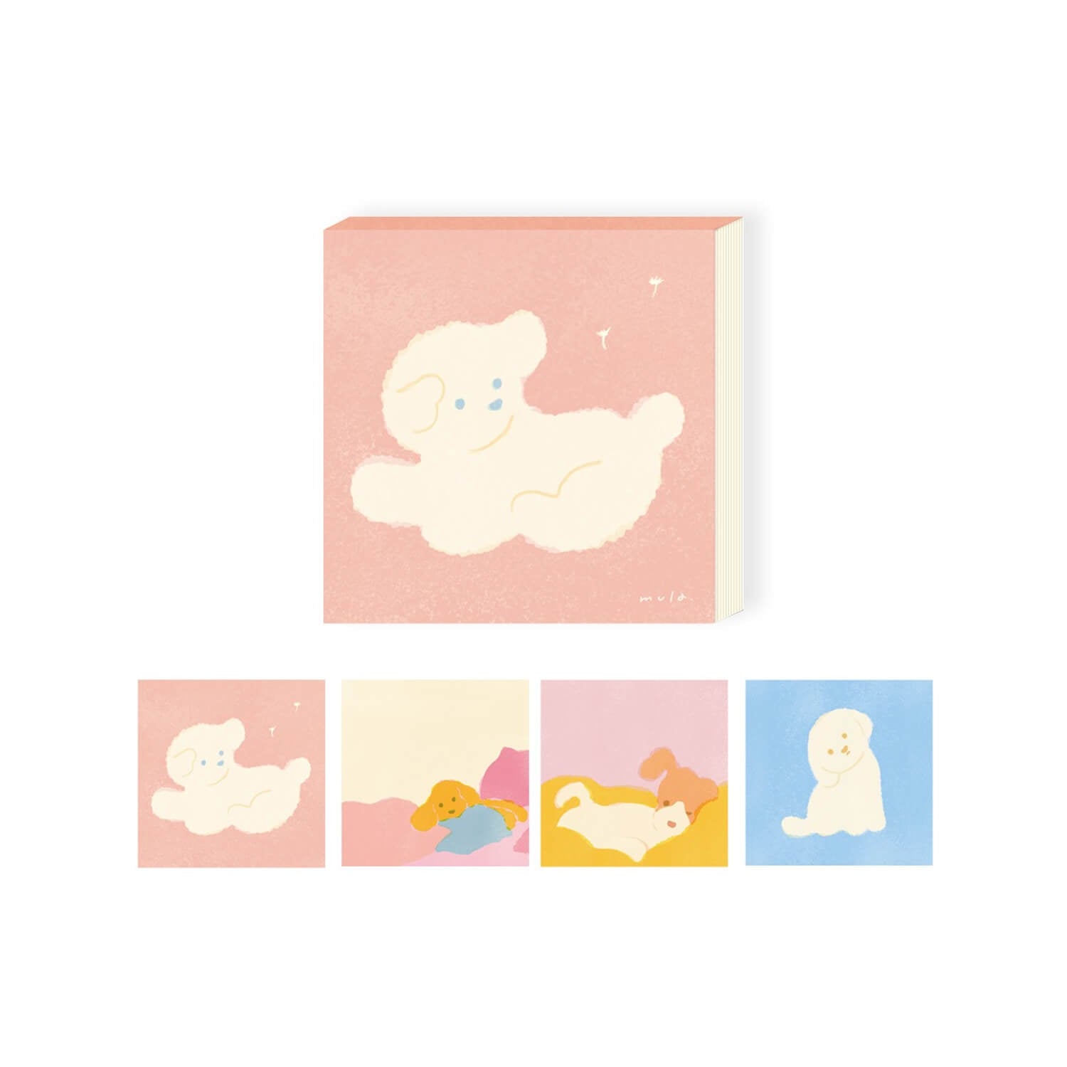RYU-RYU x mula Memo Pad – Puppy