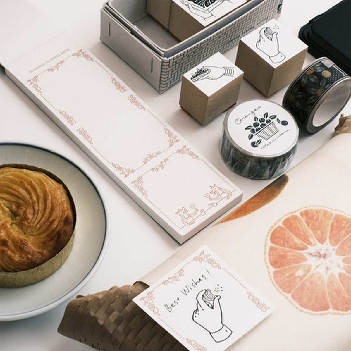 Rakui Hana Rubber Stamp Set – Fruits Basket