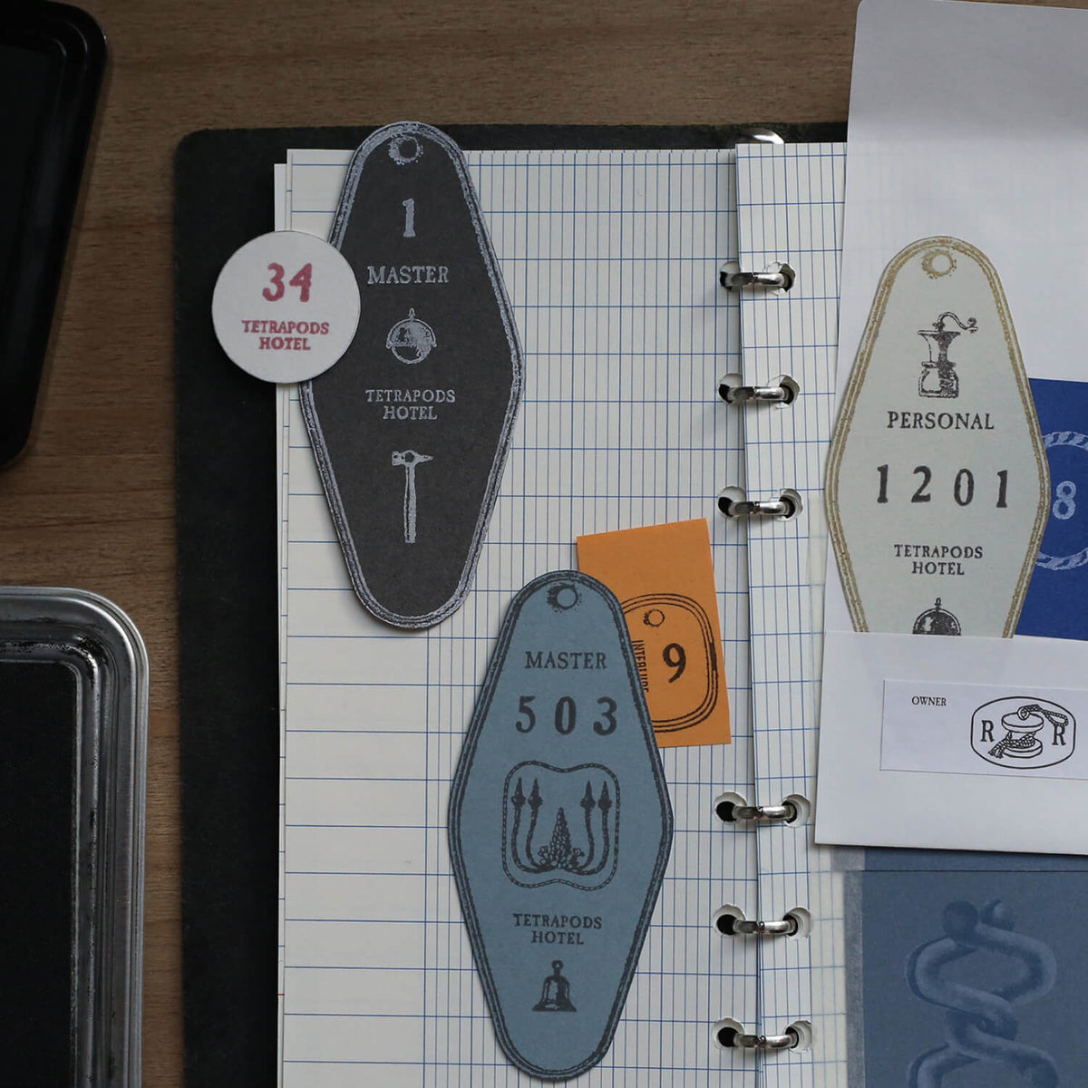 Ribbon Works Clear Stamp Set – Hotel Master Key
