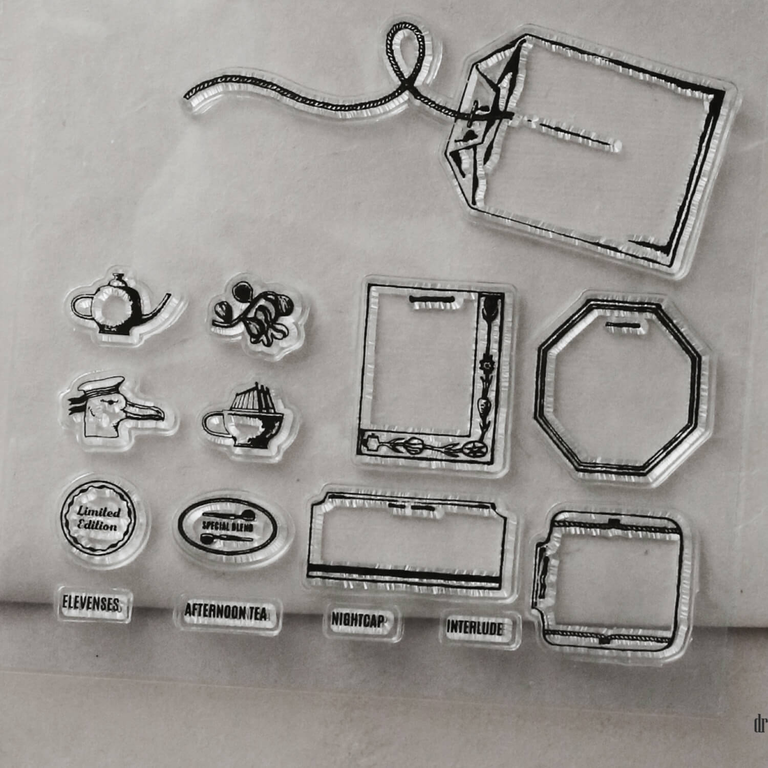 Ribbon Works Clear Stamp Set – Interlude (No. 03)